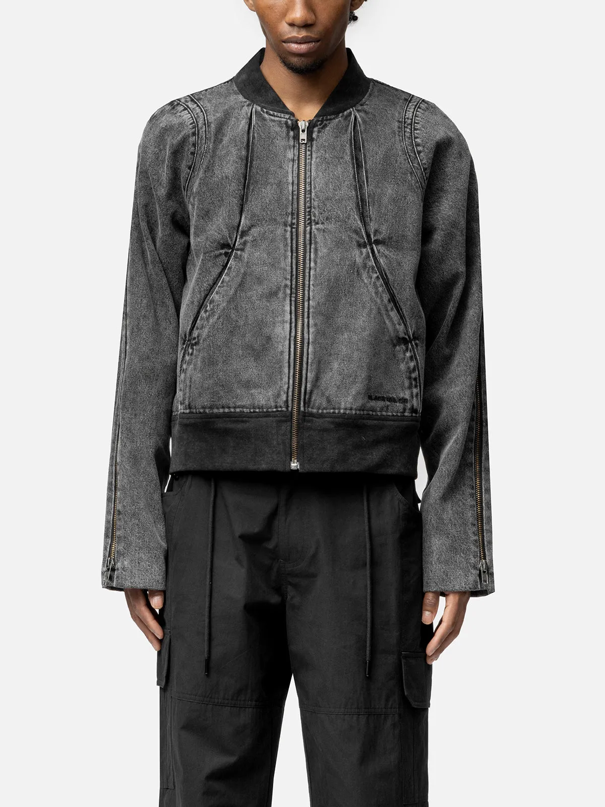 ZIPPER DENIM JACKET sold by BLACKTAILOR product image thumbnail 2