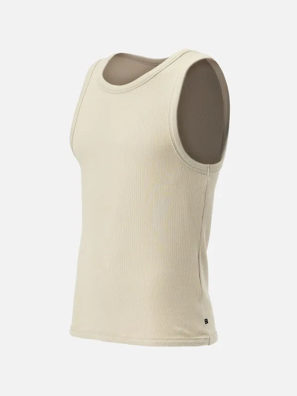 RIBBED TANK made by BLACKTAILOR