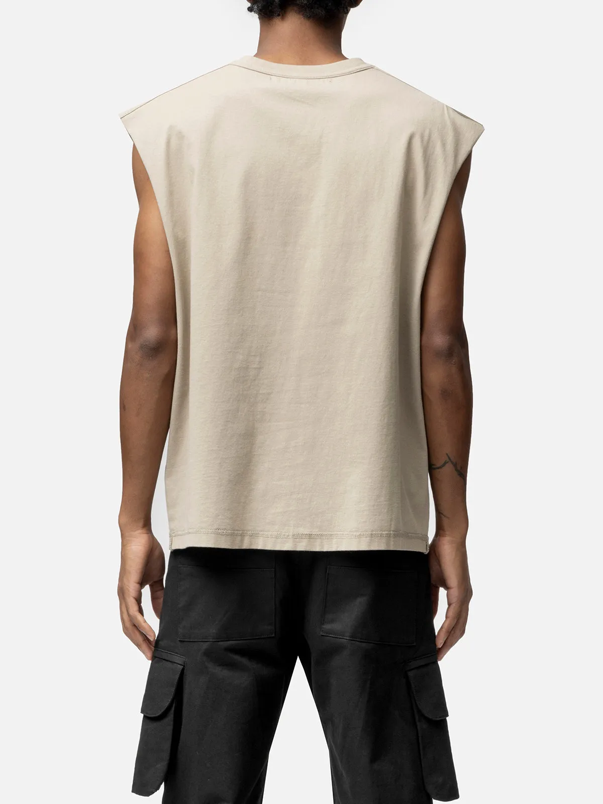 SLEEVELESS T-SHIRT sold by BLACKTAILOR product image thumbnail 4