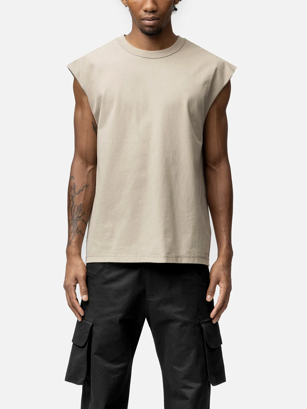 SLEEVELESS T-SHIRT sold by BLACKTAILOR product image thumbnail 2