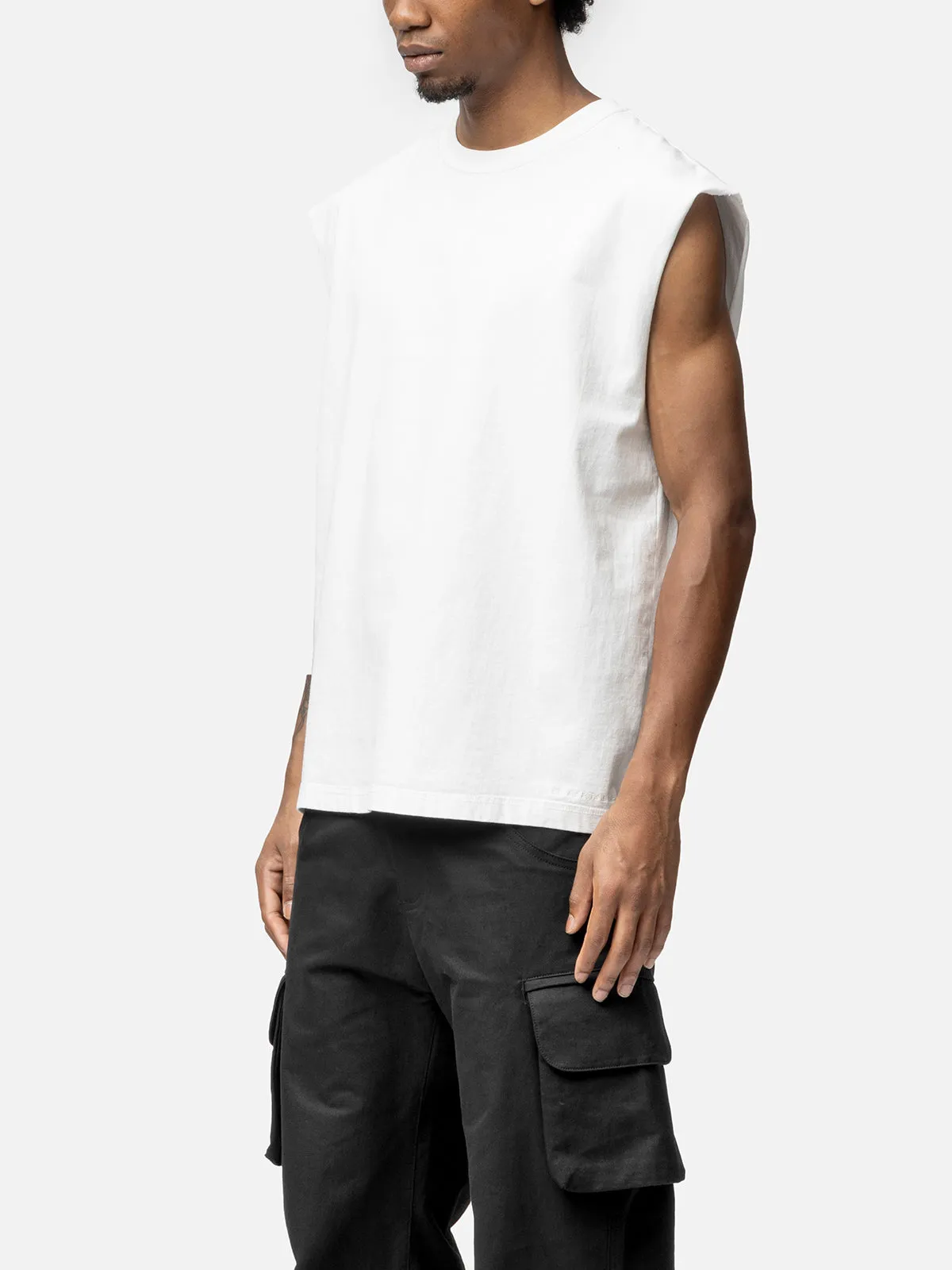 SLEEVELESS T-SHIRT sold by BLACKTAILOR product image thumbnail 3