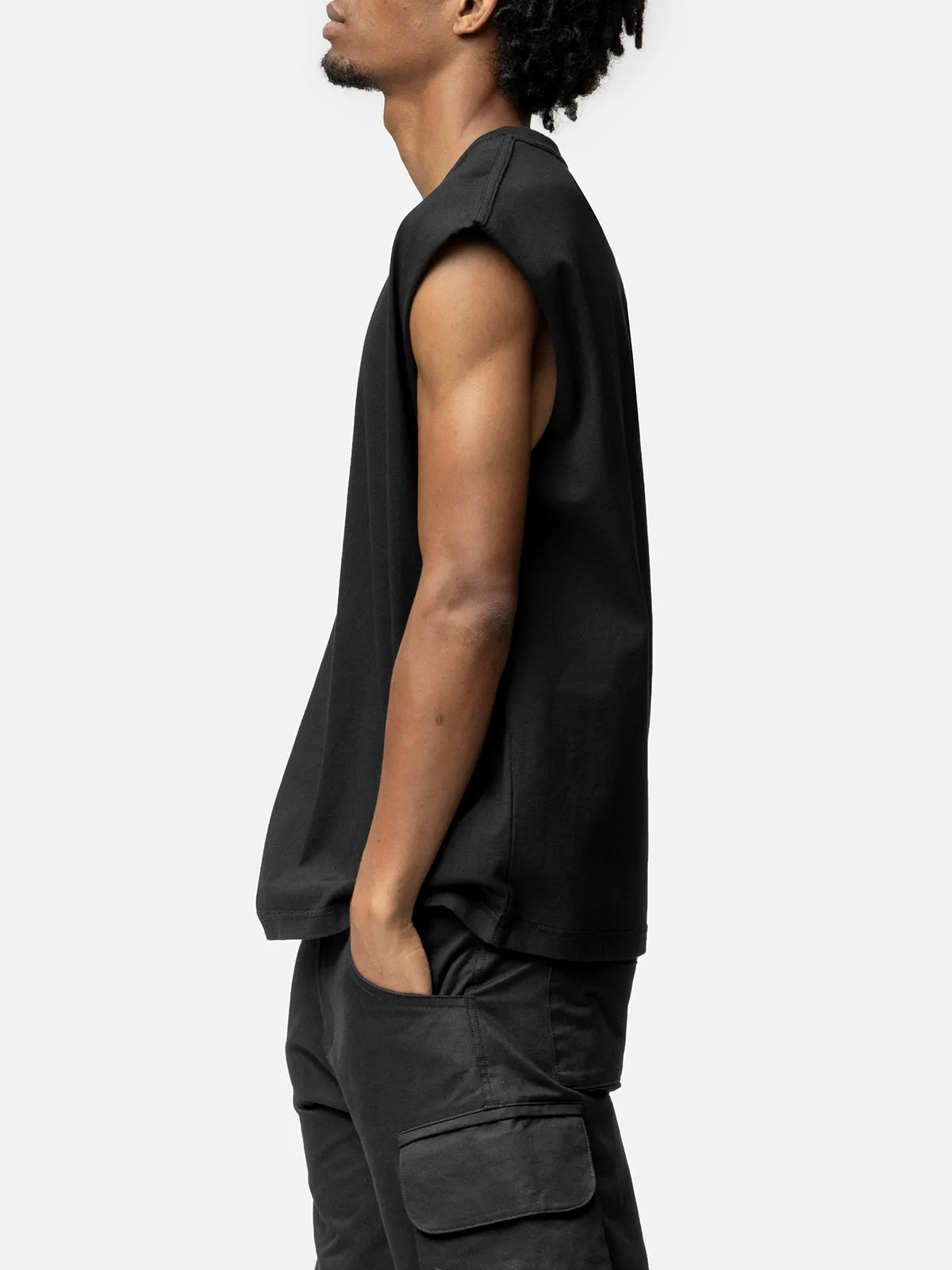 SLEEVELESS T-SHIRT sold by BLACKTAILOR product image thumbnail 5