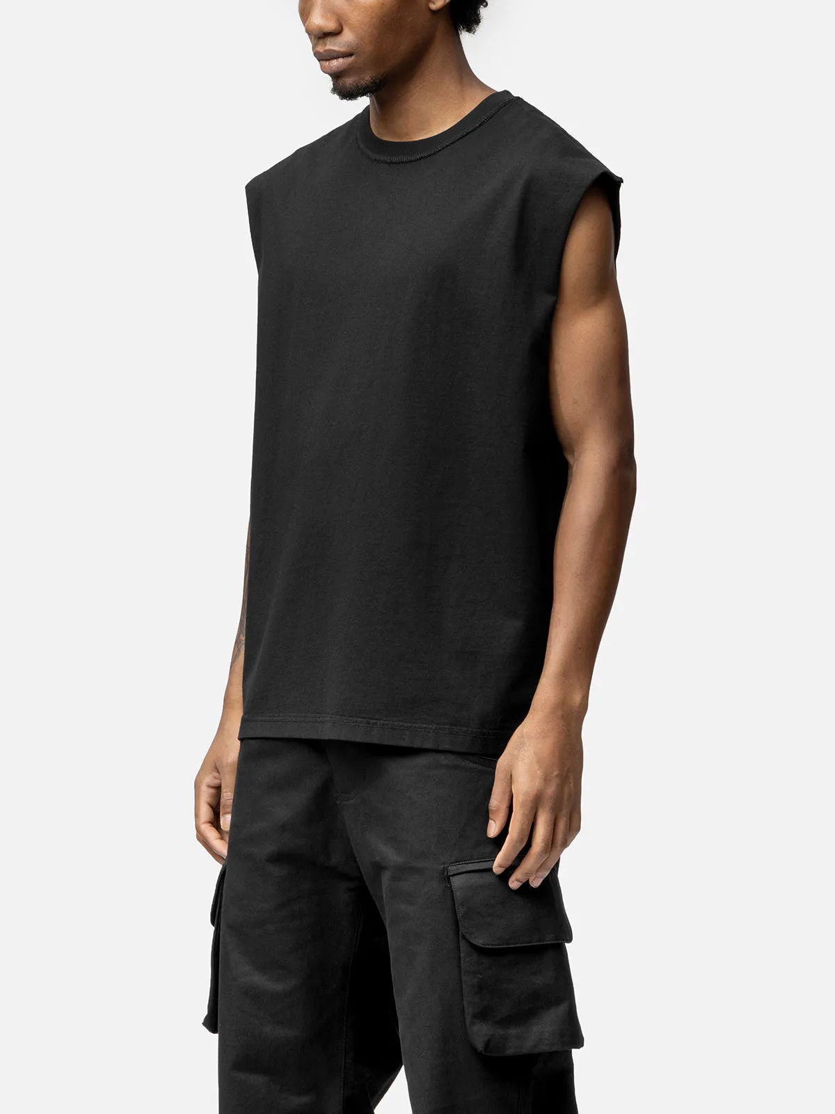 SLEEVELESS T-SHIRT sold by BLACKTAILOR product image thumbnail 3