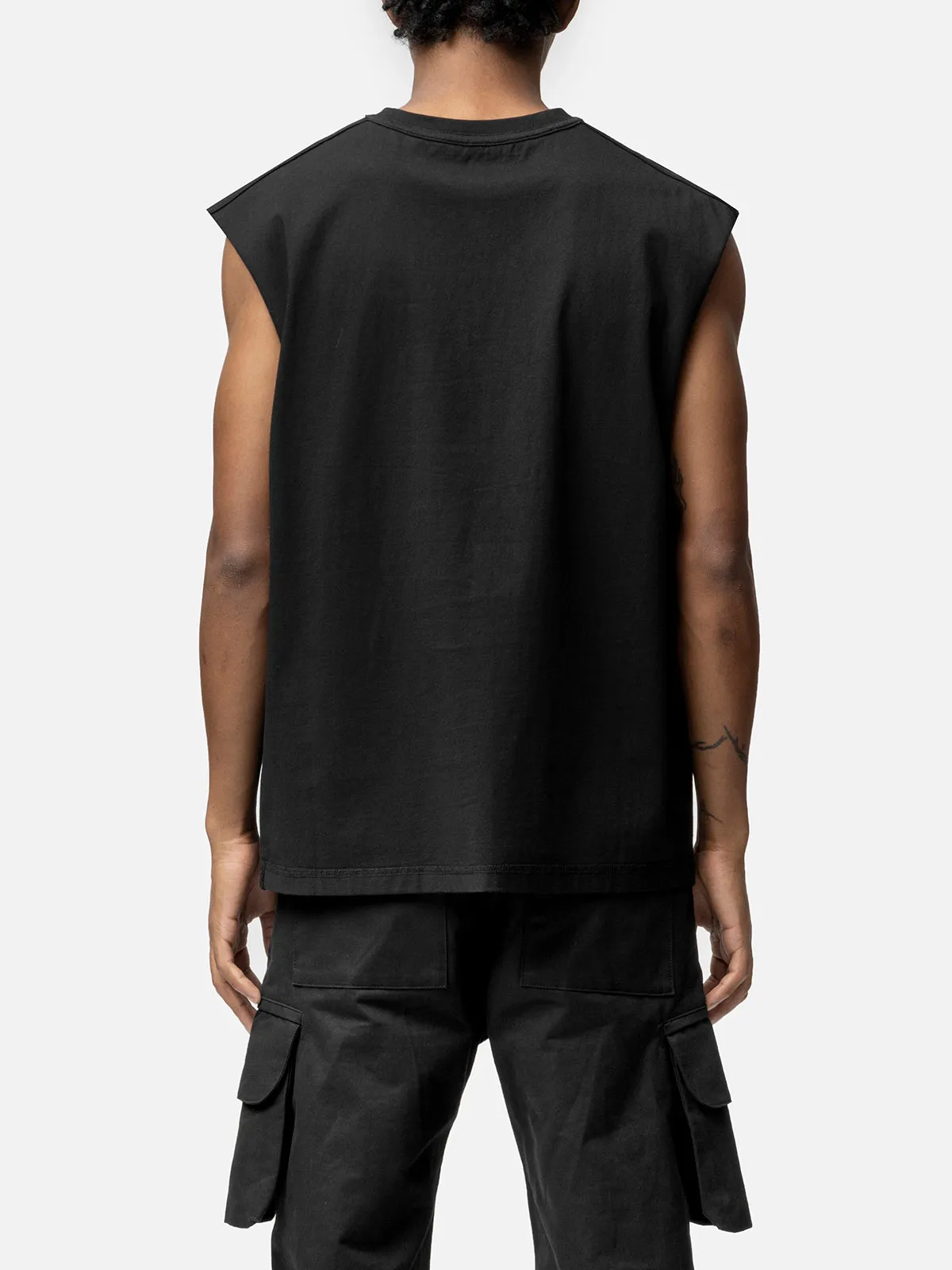 SLEEVELESS T-SHIRT sold by BLACKTAILOR product image thumbnail 4
