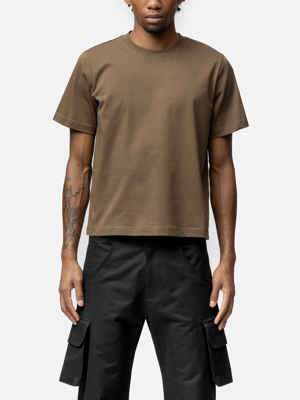 CROPPED T-SHIRT sold by BLACKTAILOR product image thumbnail 2