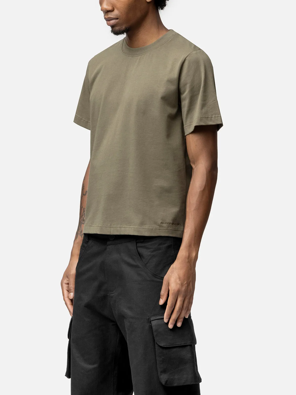 CROPPED T-SHIRT sold by BLACKTAILOR product image thumbnail 3