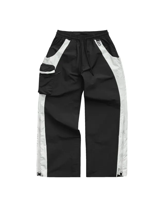 W2 TRACK PANTS made by Black