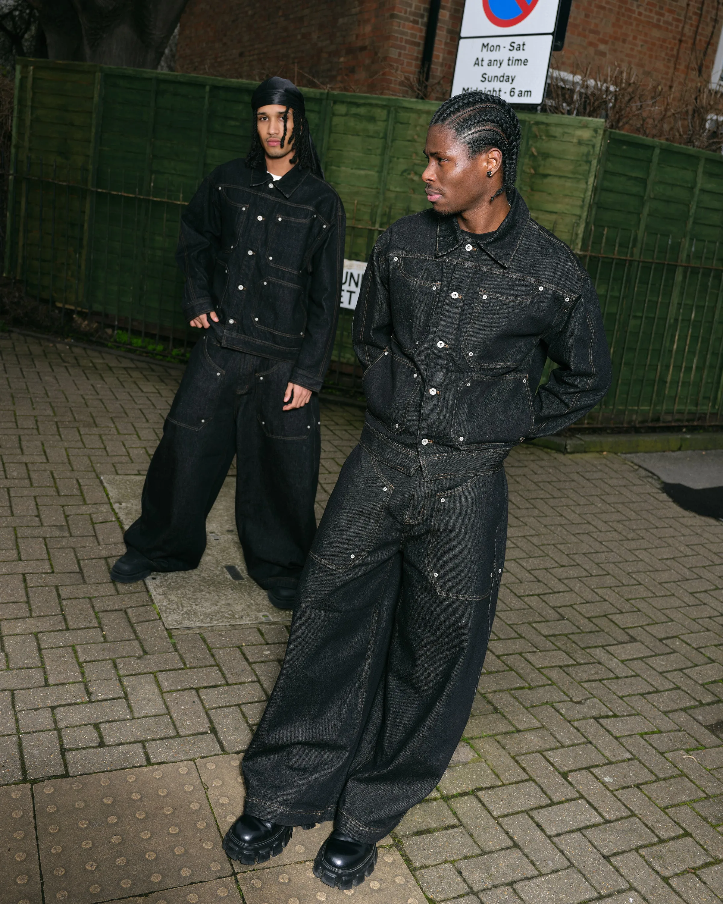 STUD BAGGY DENIM sold by BLACKTAILOR product image thumbnail 2