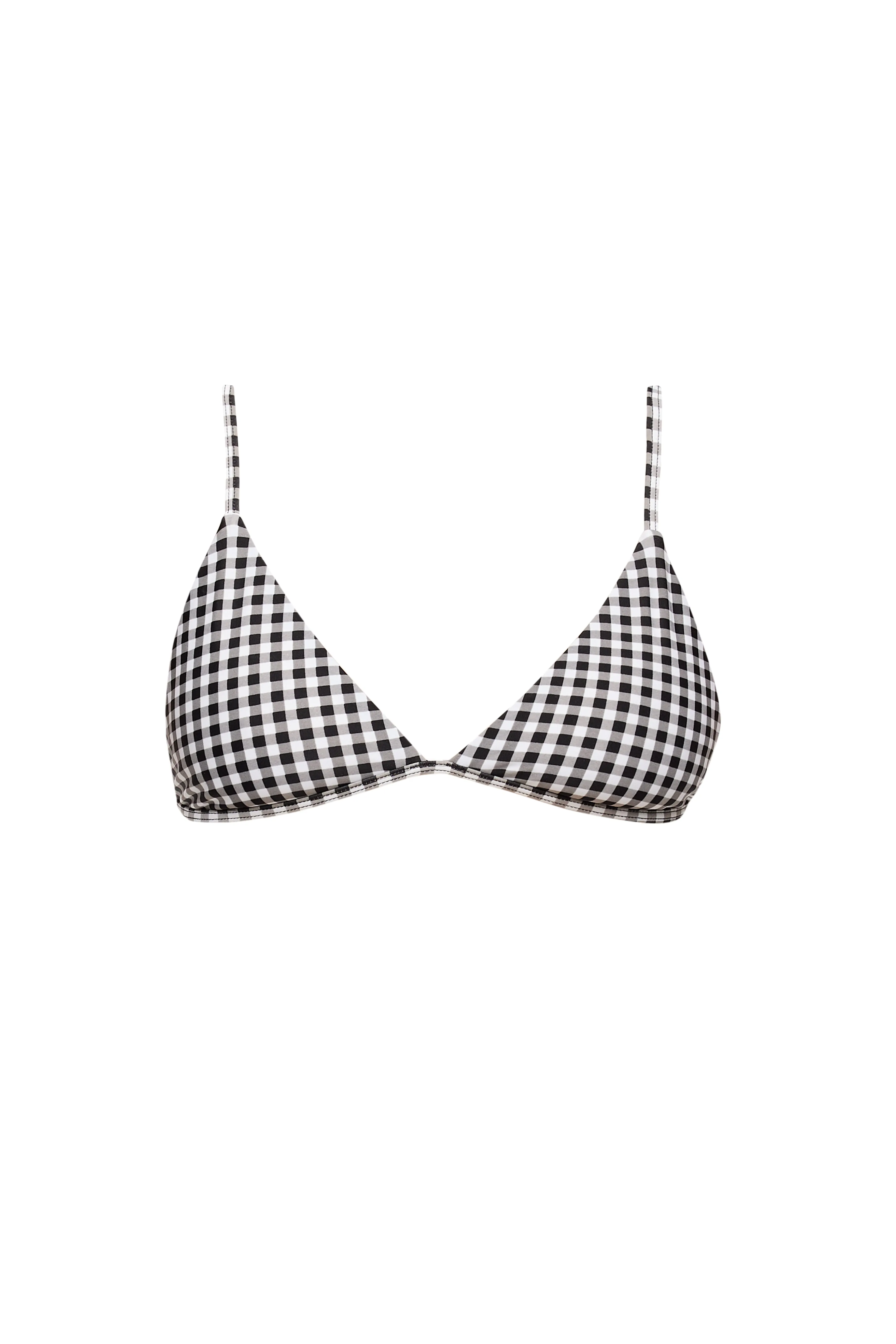 Provence Bikini Top - Gingham sold by Prairie Swim