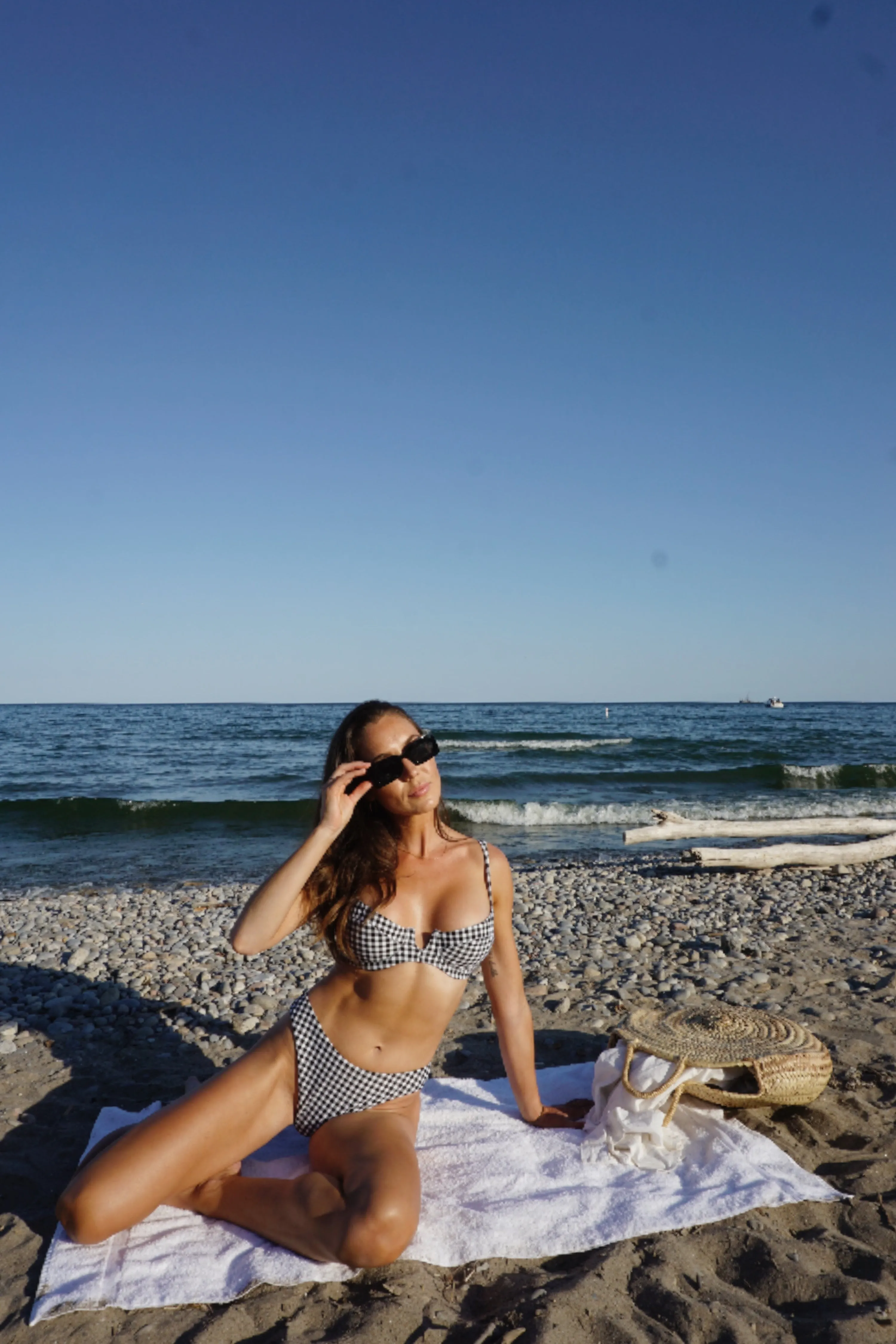 Malibu Bikini Bottom - Gingham sold by Prairie Swim product image thumbnail 4