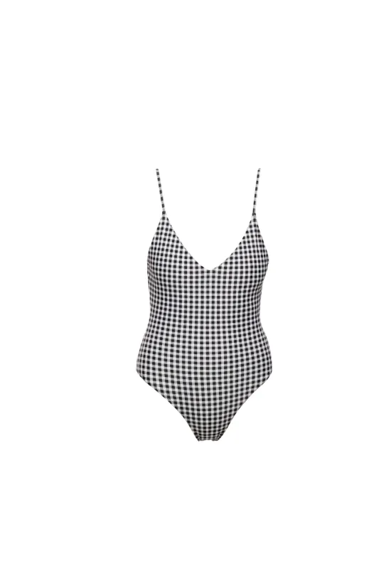Napa One Piece - Gingham sold by Prairie Swim