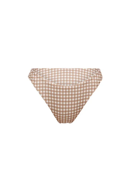 Malibu Bikini Bottom - Summer Gingham sold by Prairie Swim