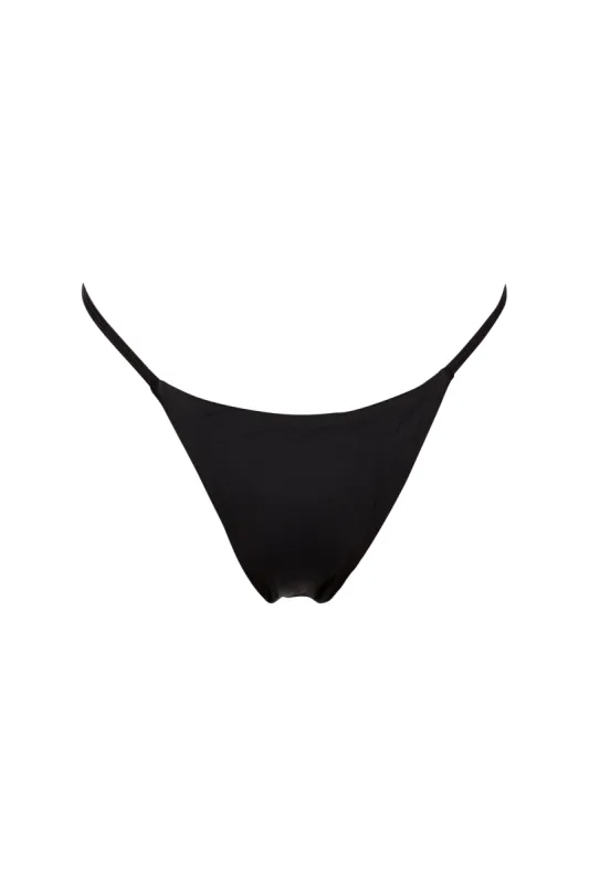 Aspen Bikini Bottom - Black sold by Prairie Swim