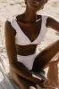 Montauk Bikini Top - White sold by Prairie Swim
