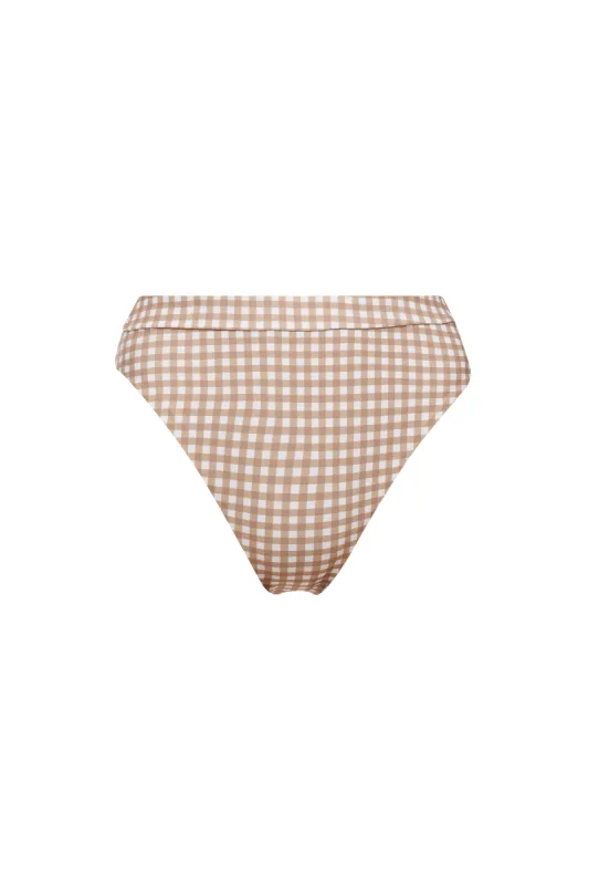 Okanagan Bikini Bottom - Summer Gingham sold by Prairie Swim