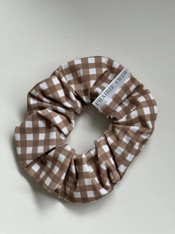 Scrunchie - Summer Gingham sold by Prairie Swim