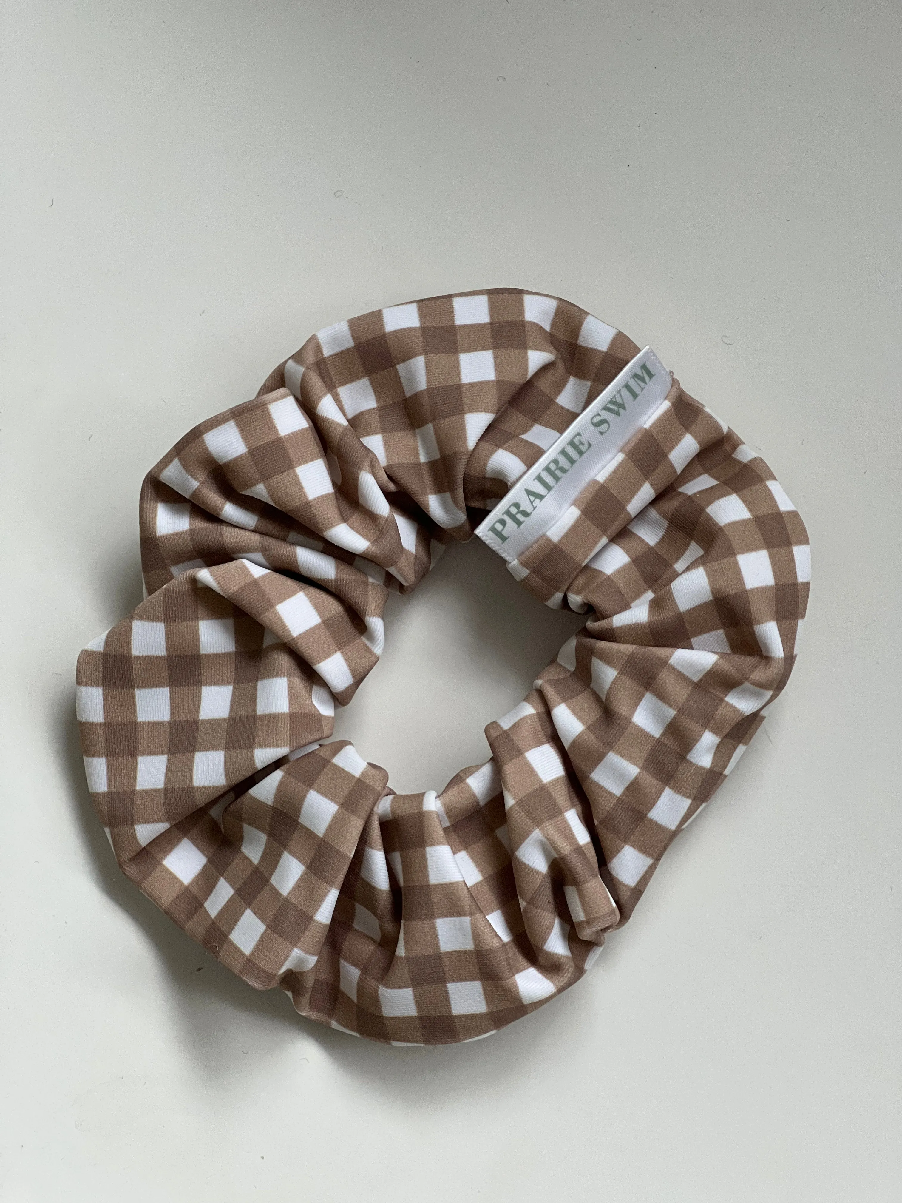 Scrunchie - Summer Gingham sold by Prairie Swim
