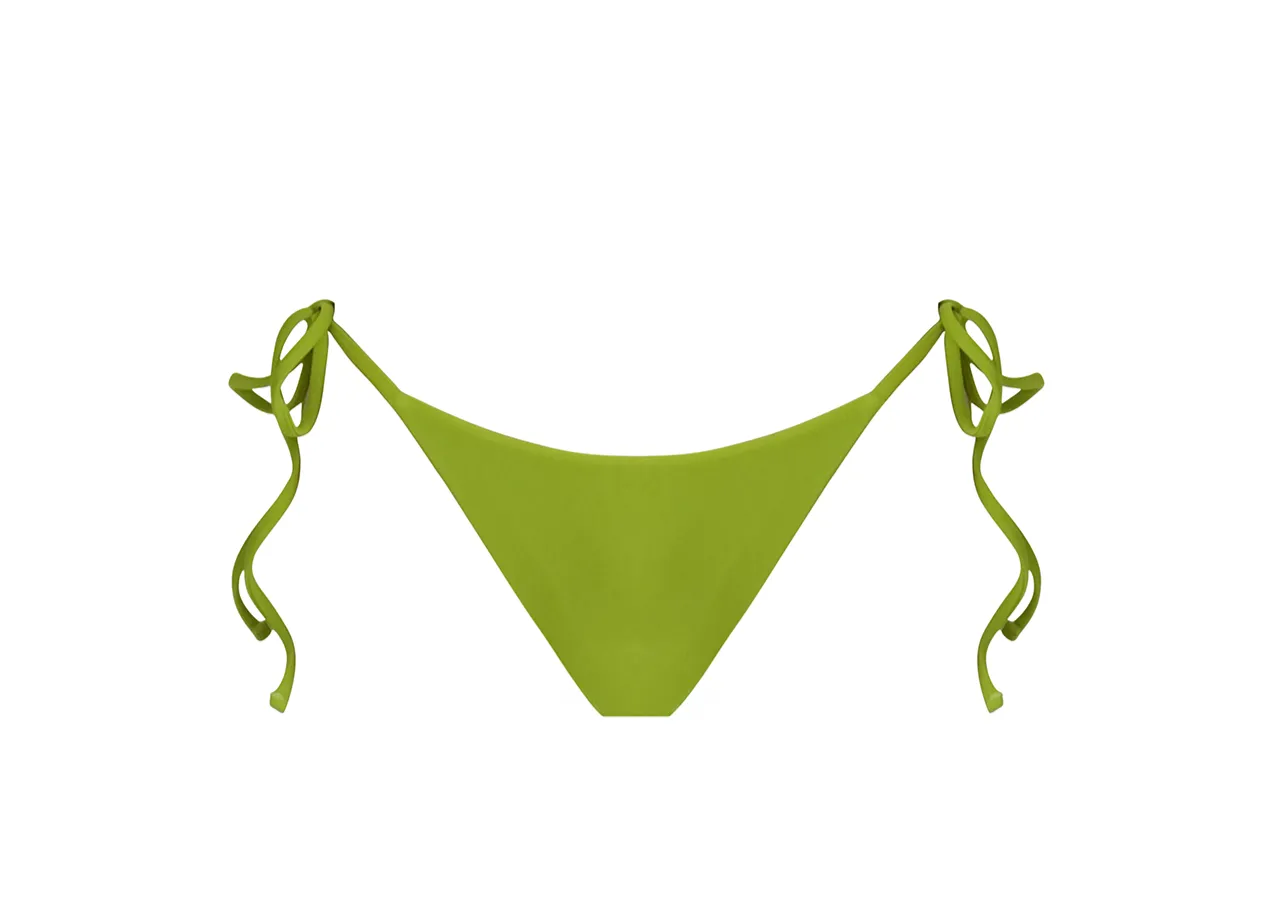 Dandelion Green String Bikini Bottom sold by Prairie Swim