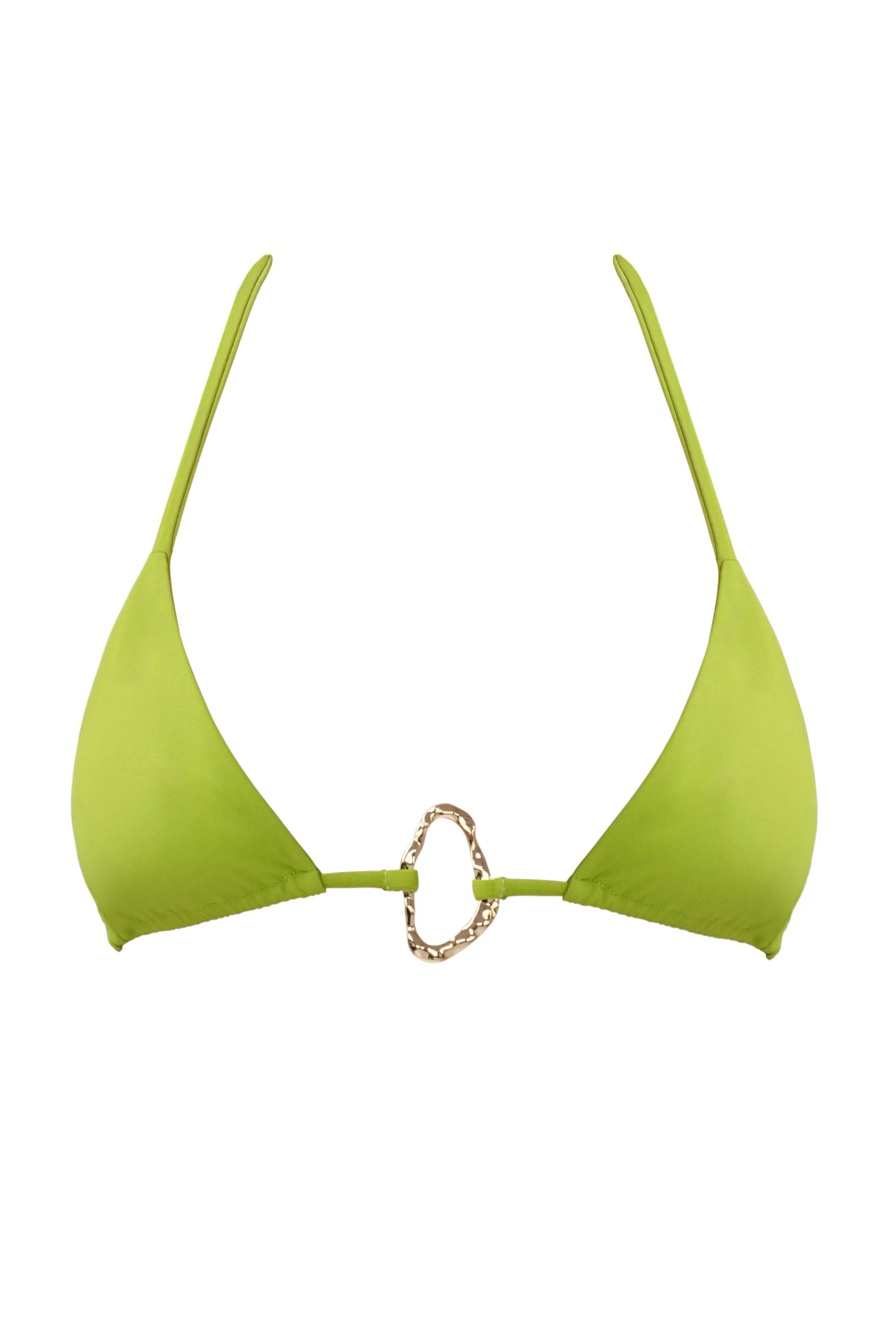 Dandelion Green String Bikini Top sold by Prairie Swim
