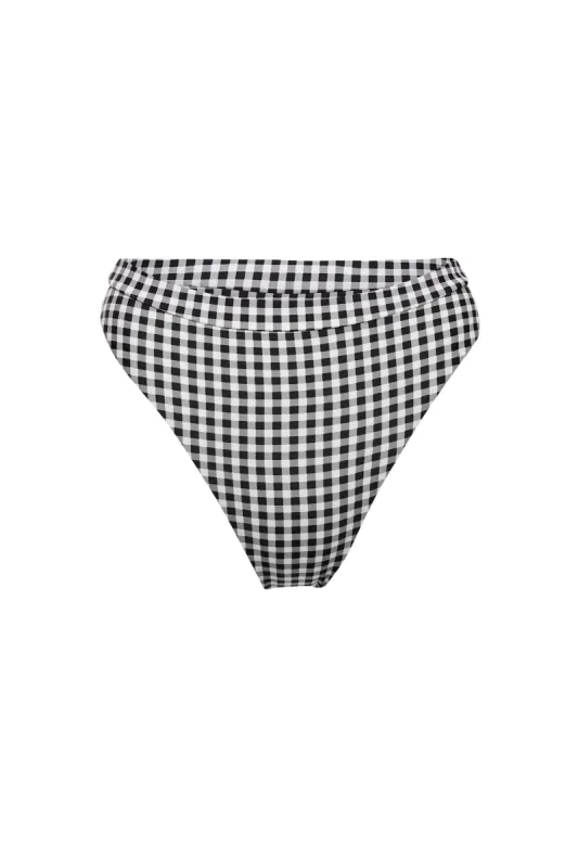 Okanagan Bikini Bottom - Gingham sold by Prairie Swim
