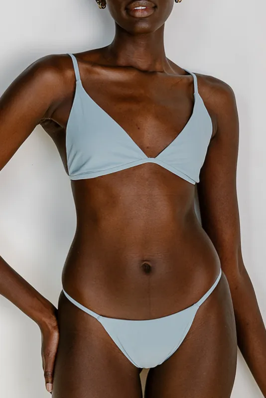 Aspen Bikini Bottom - Seaglass sold by Prairie Swim