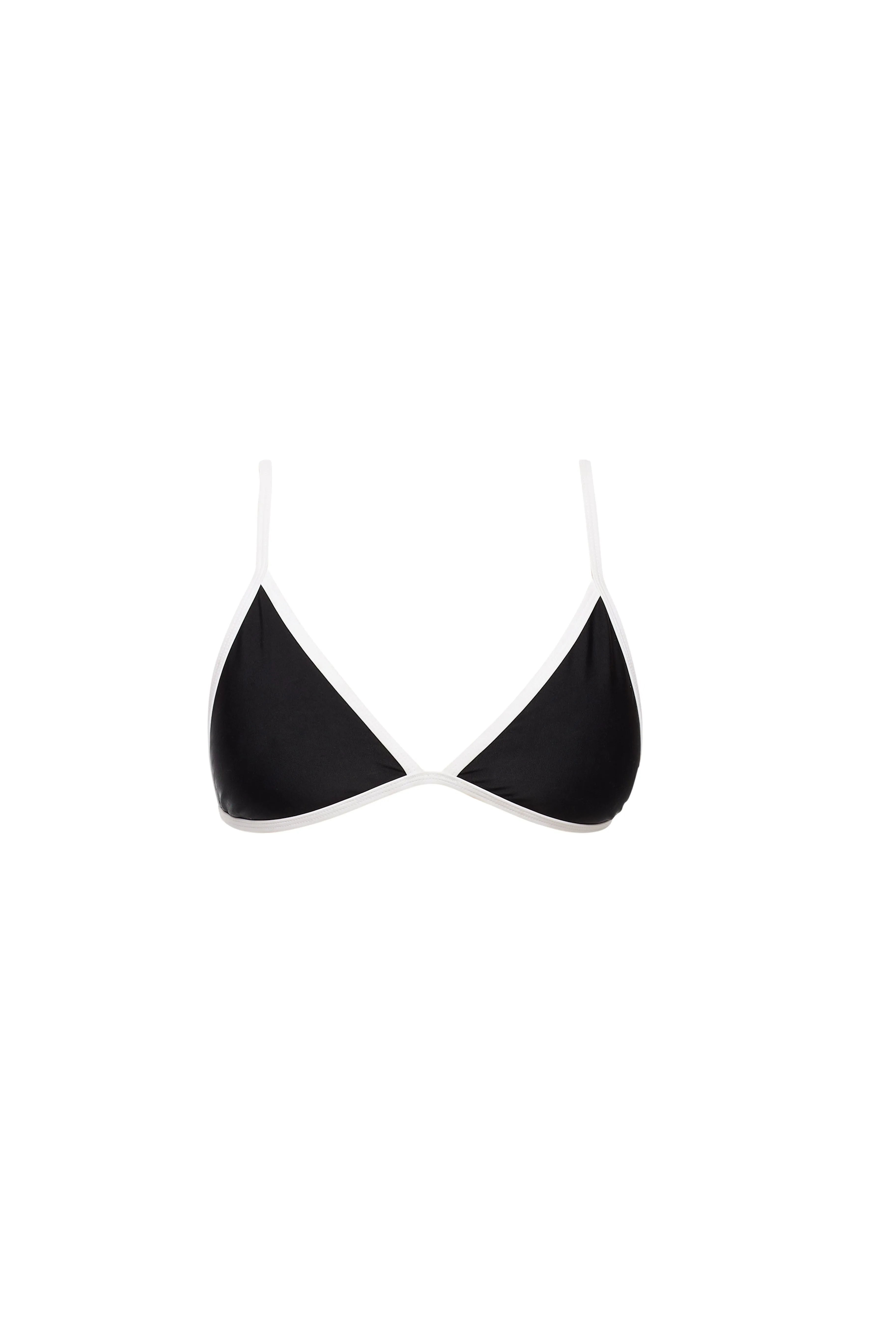 Provence Bikini Top - Black & White sold by Prairie Swim