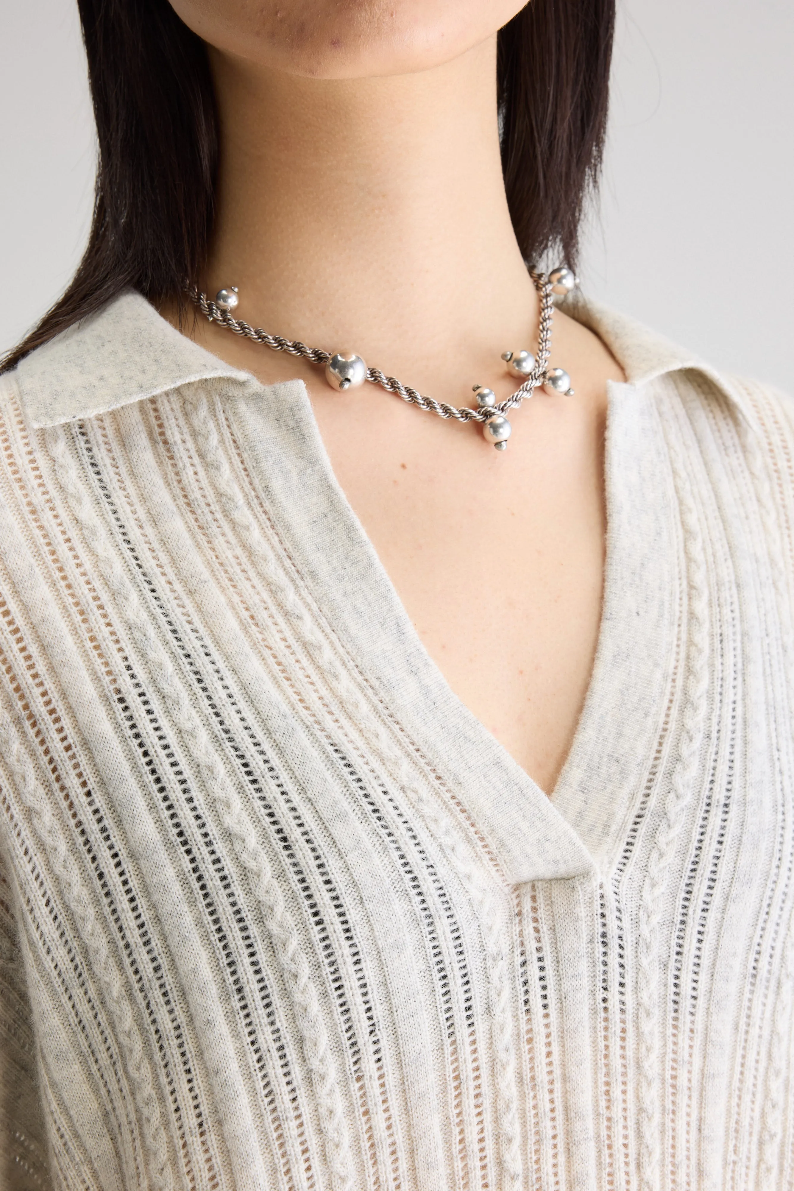 Aummi polo-collar sweater (251 / W / OYSTER) sold by Bellrose product image thumbnail 5