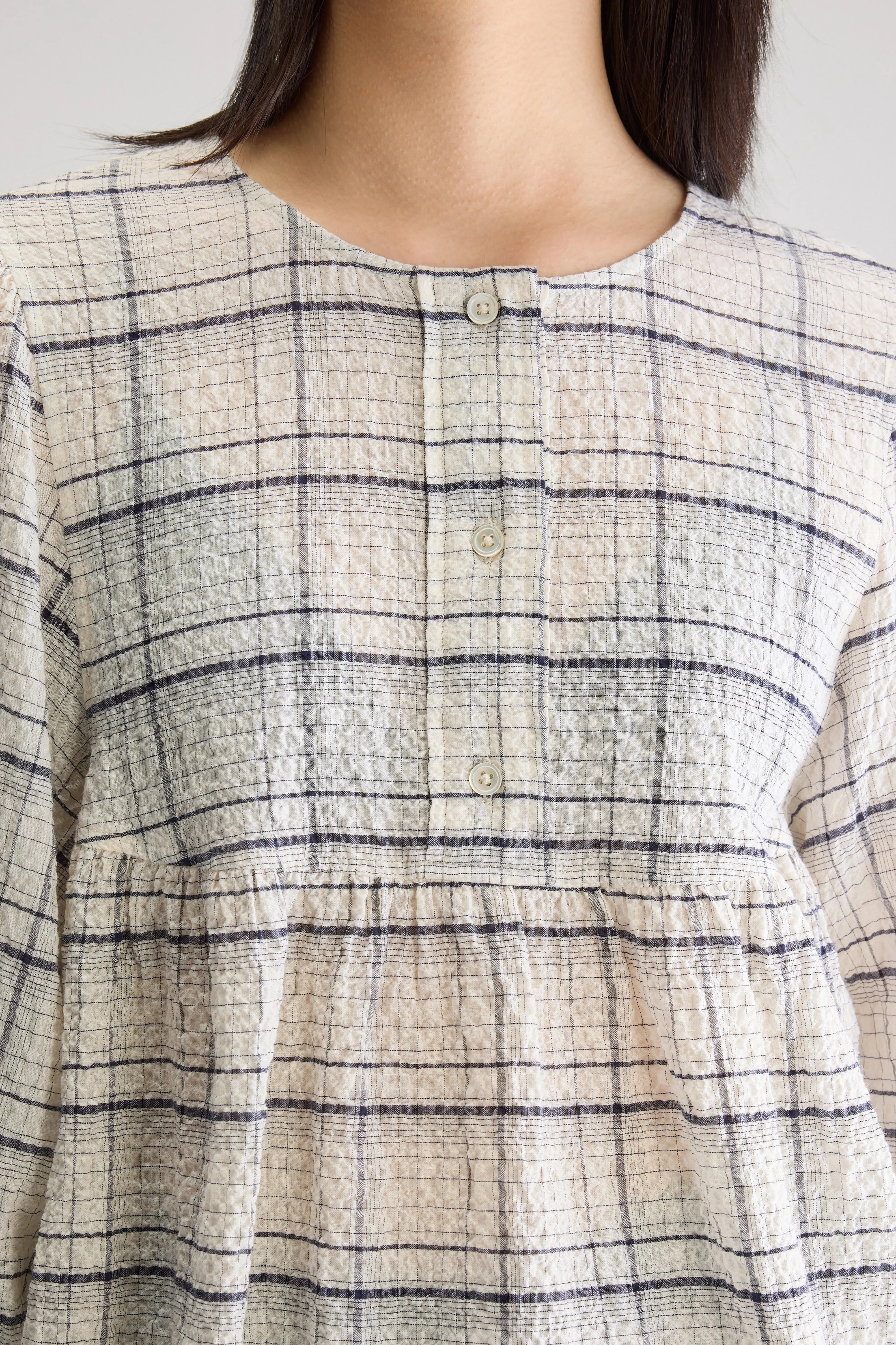 Joao regular blouse (251 / W / CHECK A) sold by Bellrose product image thumbnail 5