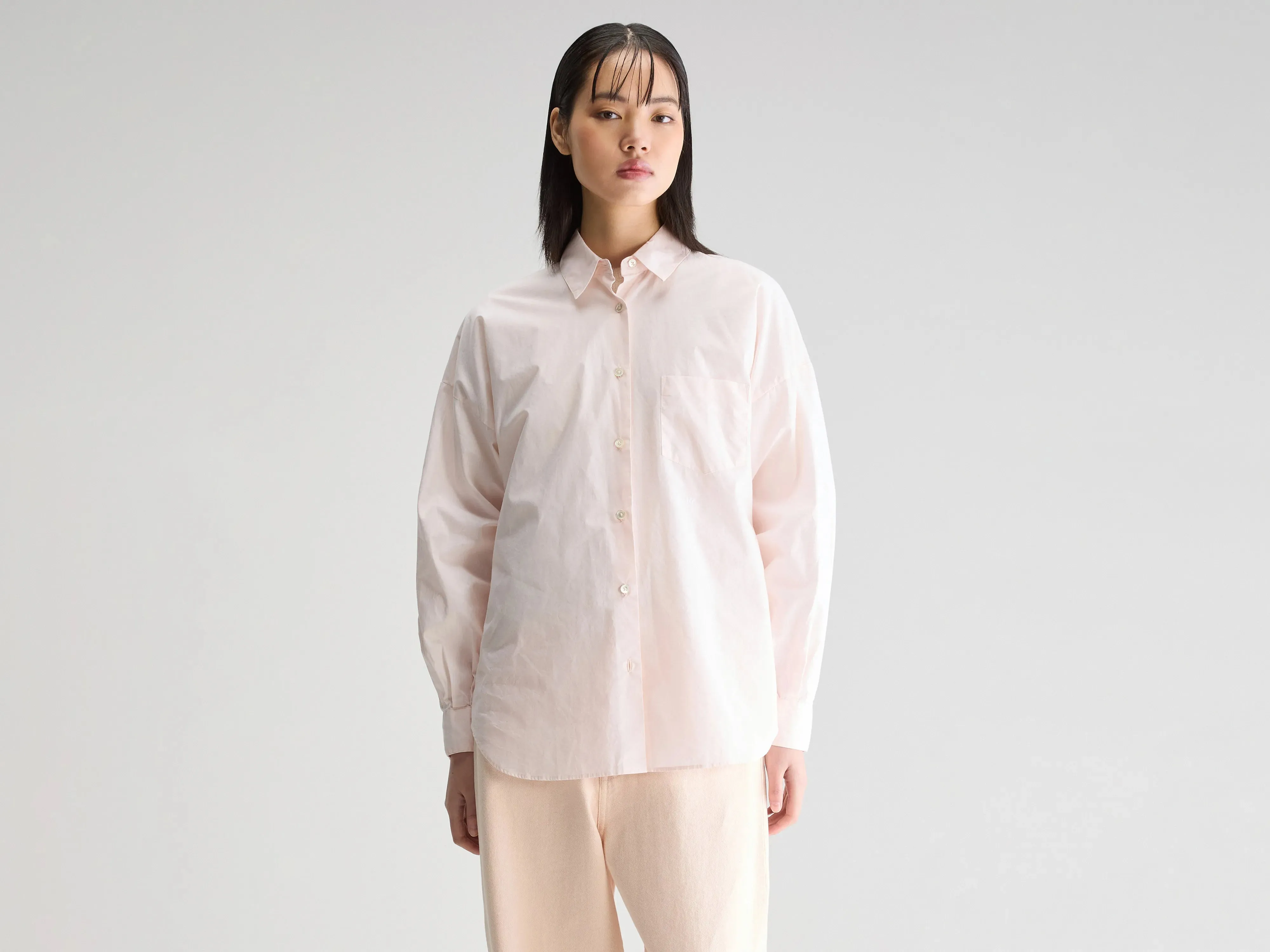 Giorgia poplin shirt (251 / W / STRIPE C) sold by Bellrose