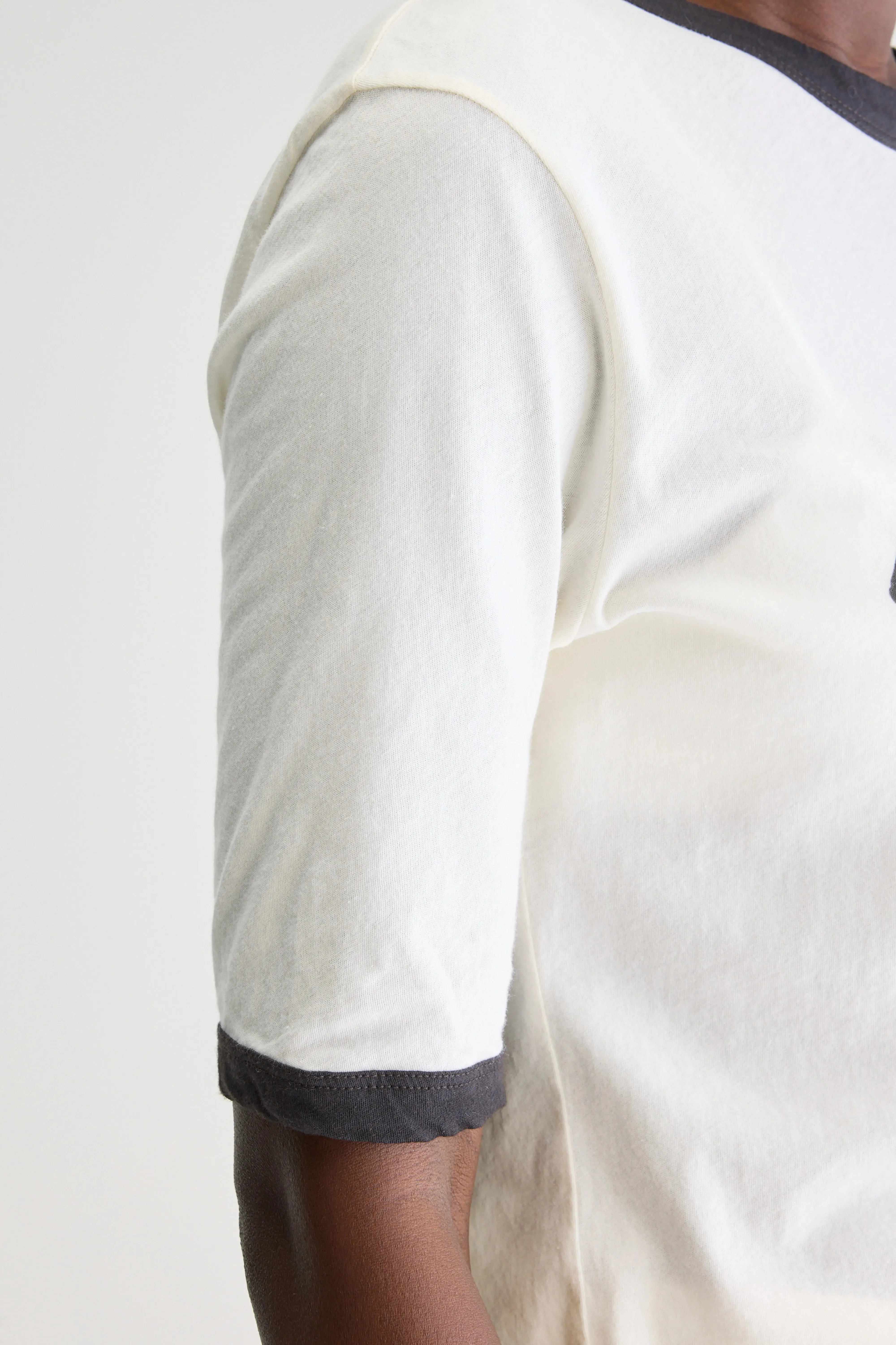 Cosmos slim t-shirt (251 / W / ECRU) sold by Bellrose product image thumbnail 5