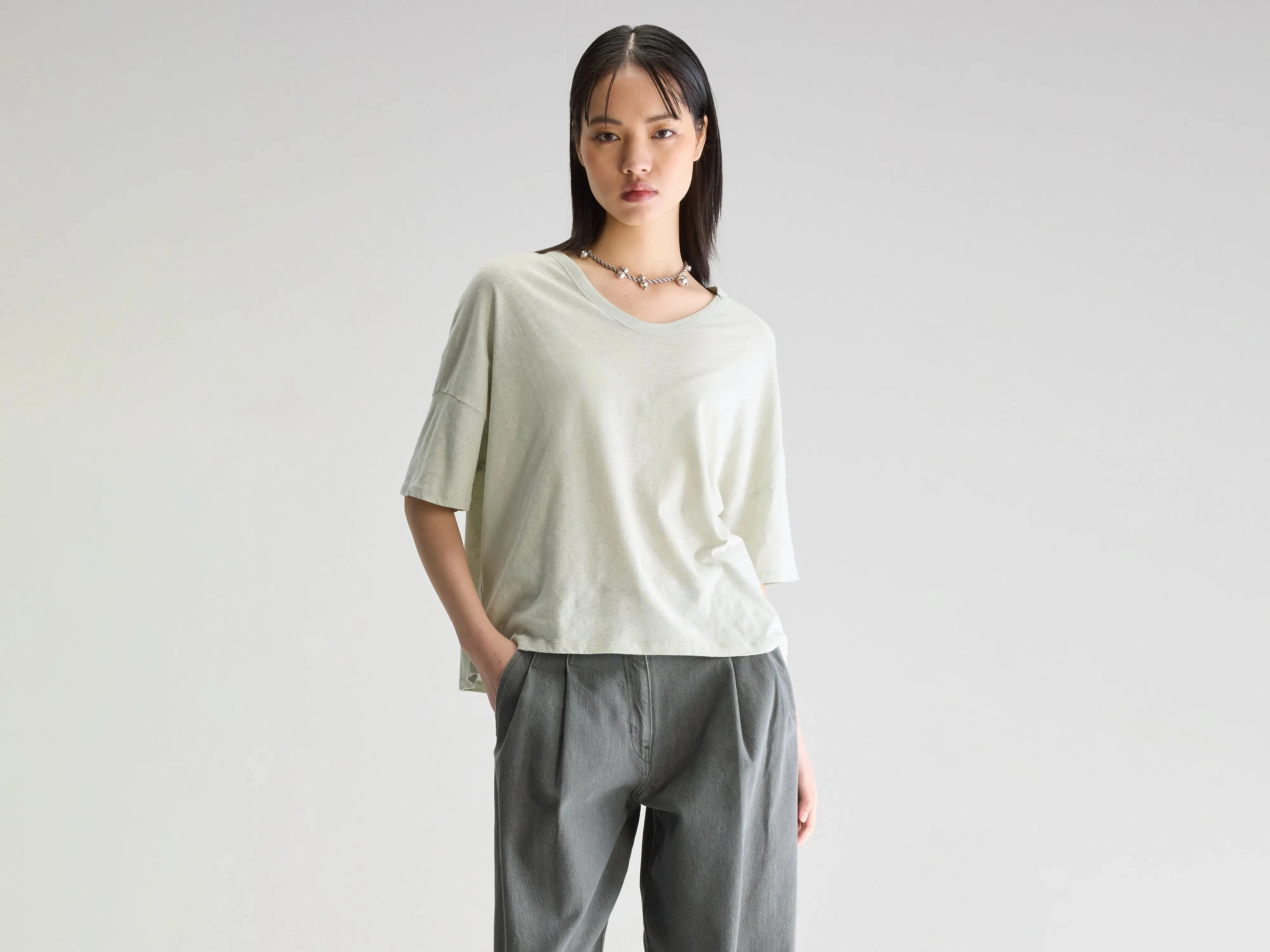 Vurdes short-sleeve t-shirt (251 / W / DESERT SAGE) sold by Bellrose