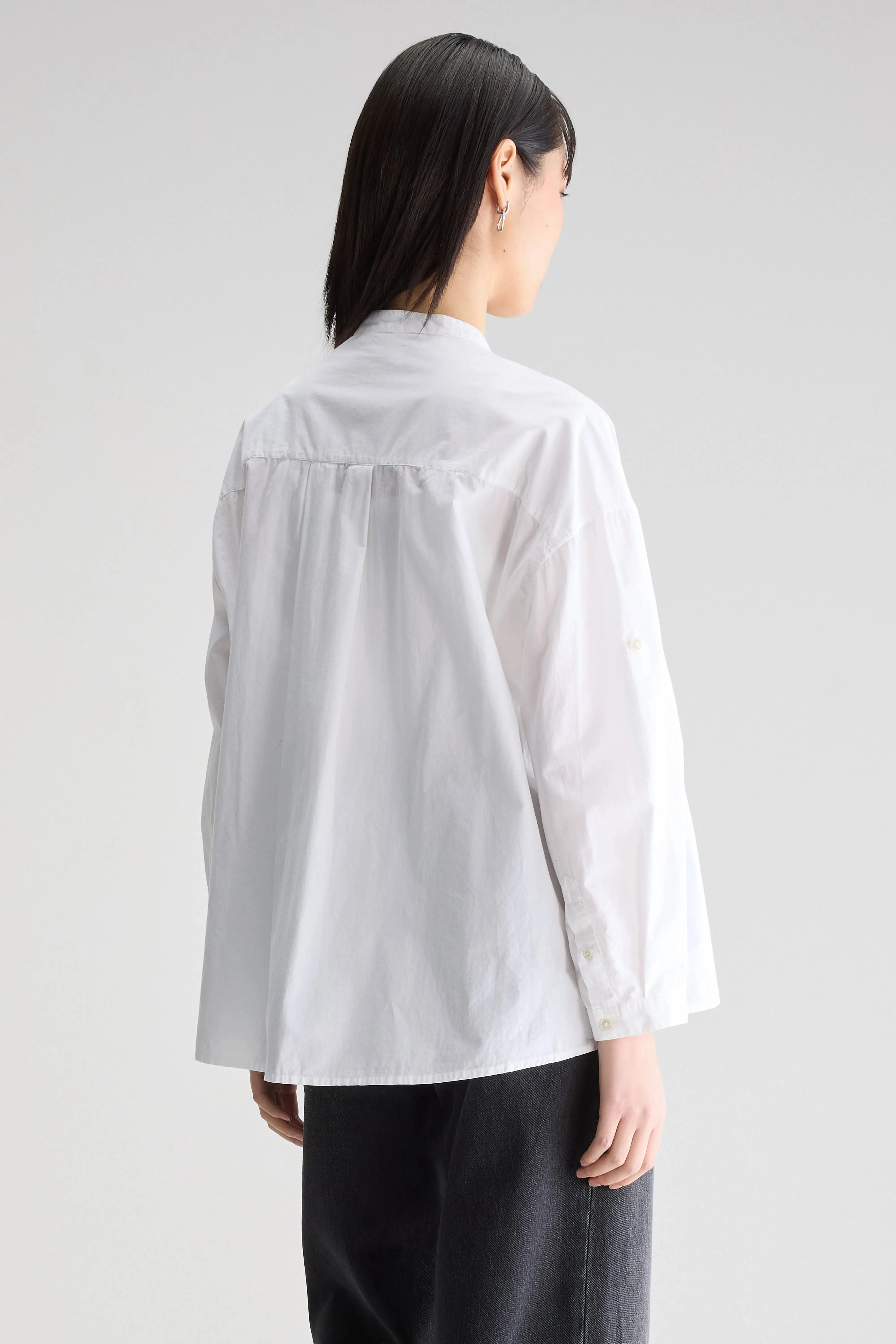 Ketty poplin shirt (251 / W / WHITE) sold by Bellrose product image thumbnail 4