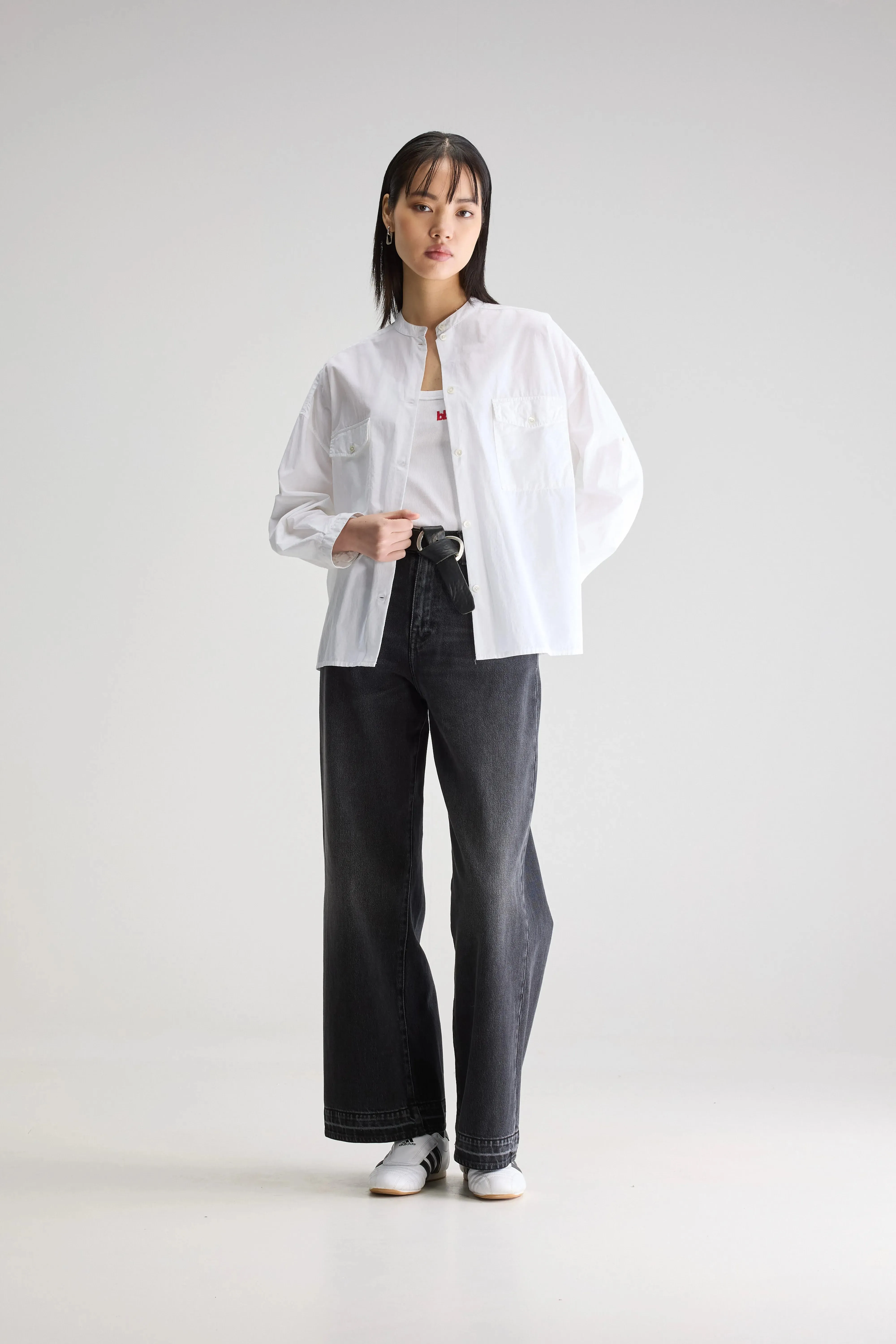 Ketty poplin shirt (251 / W / WHITE) sold by Bellrose product image thumbnail 3