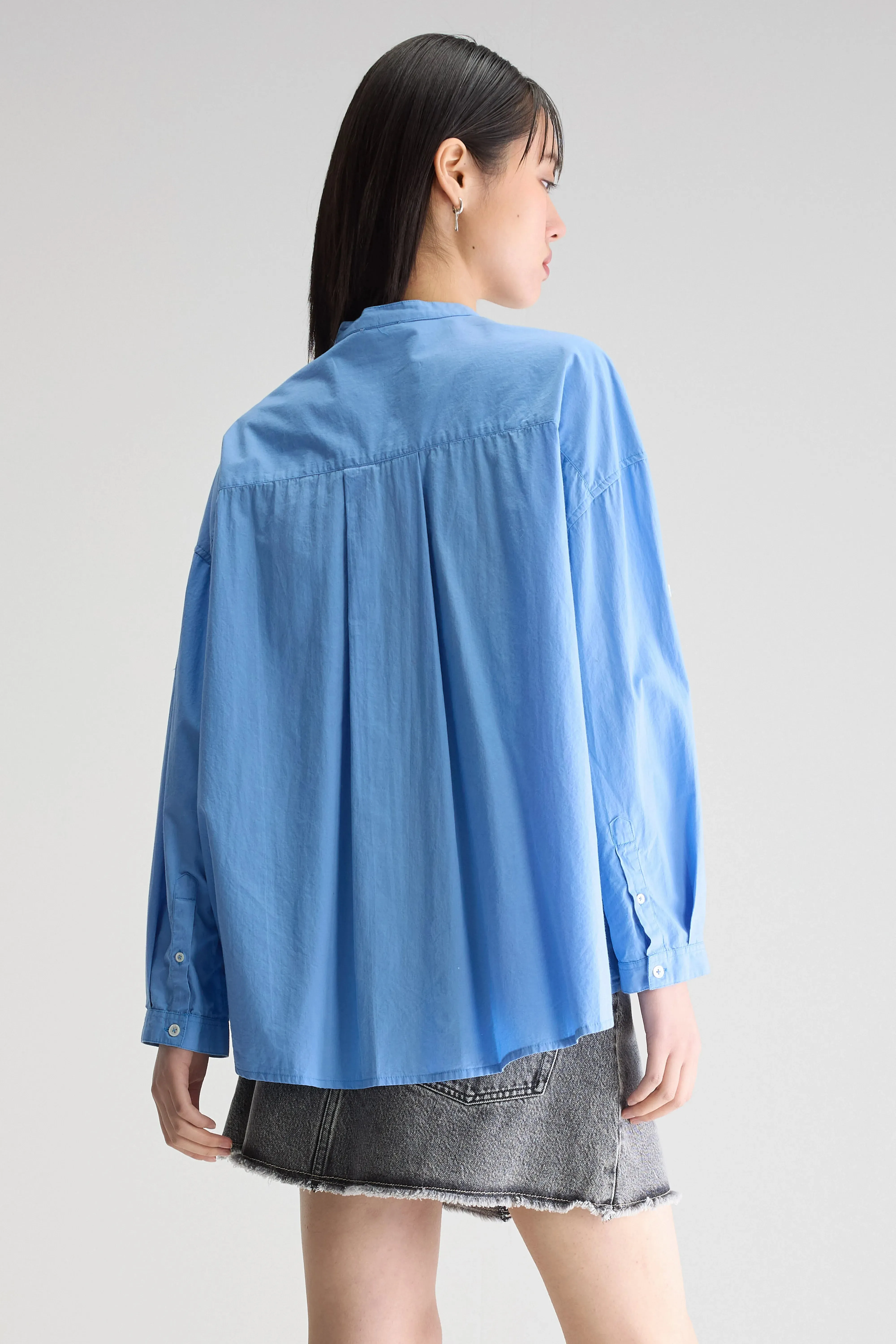 Ketty poplin shirt (251 / W / BLUE SHIRT) sold by Bellrose product image thumbnail 4