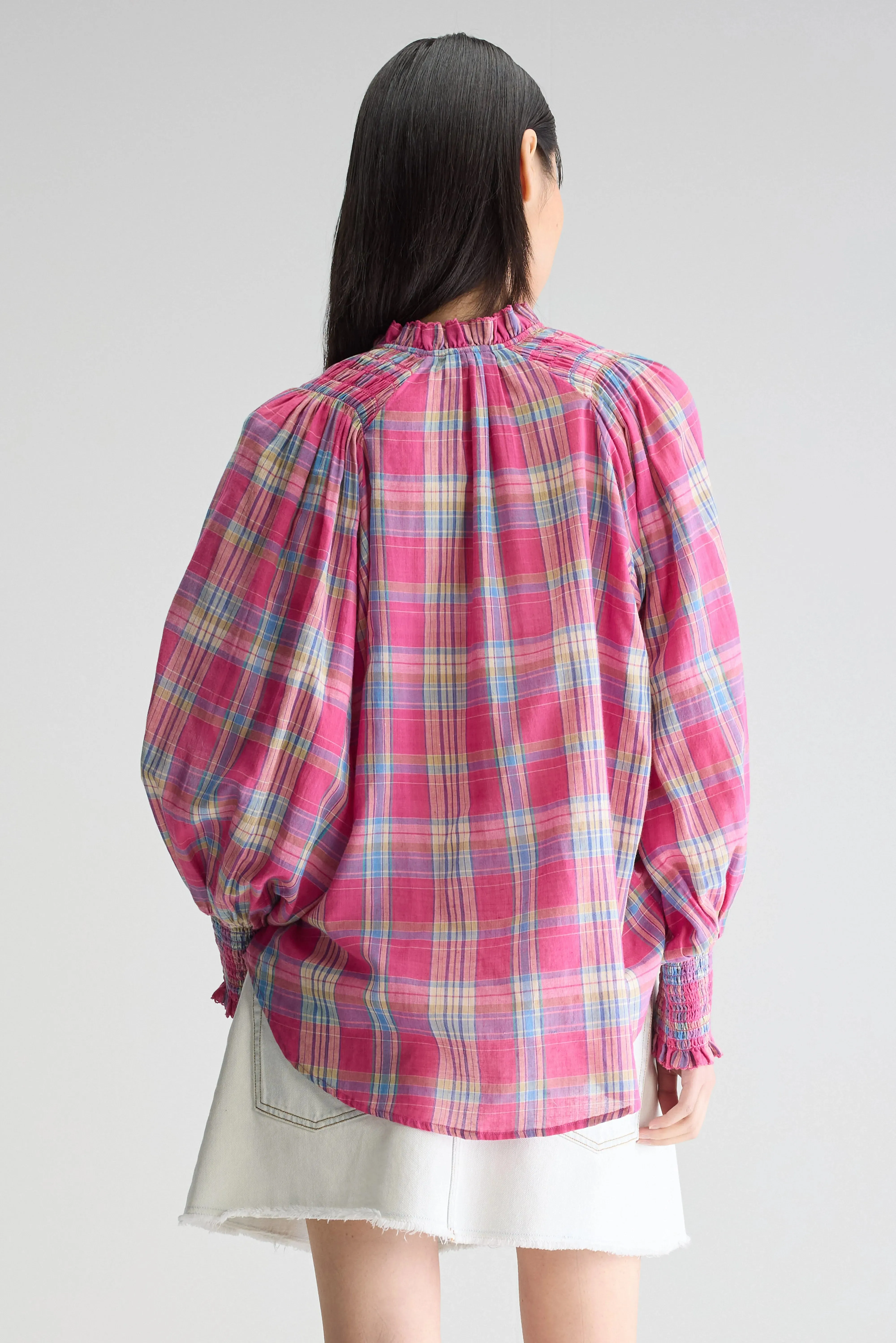 Cassis regular blouse (251 / W / CHECK A) sold by Bellrose product image thumbnail 4