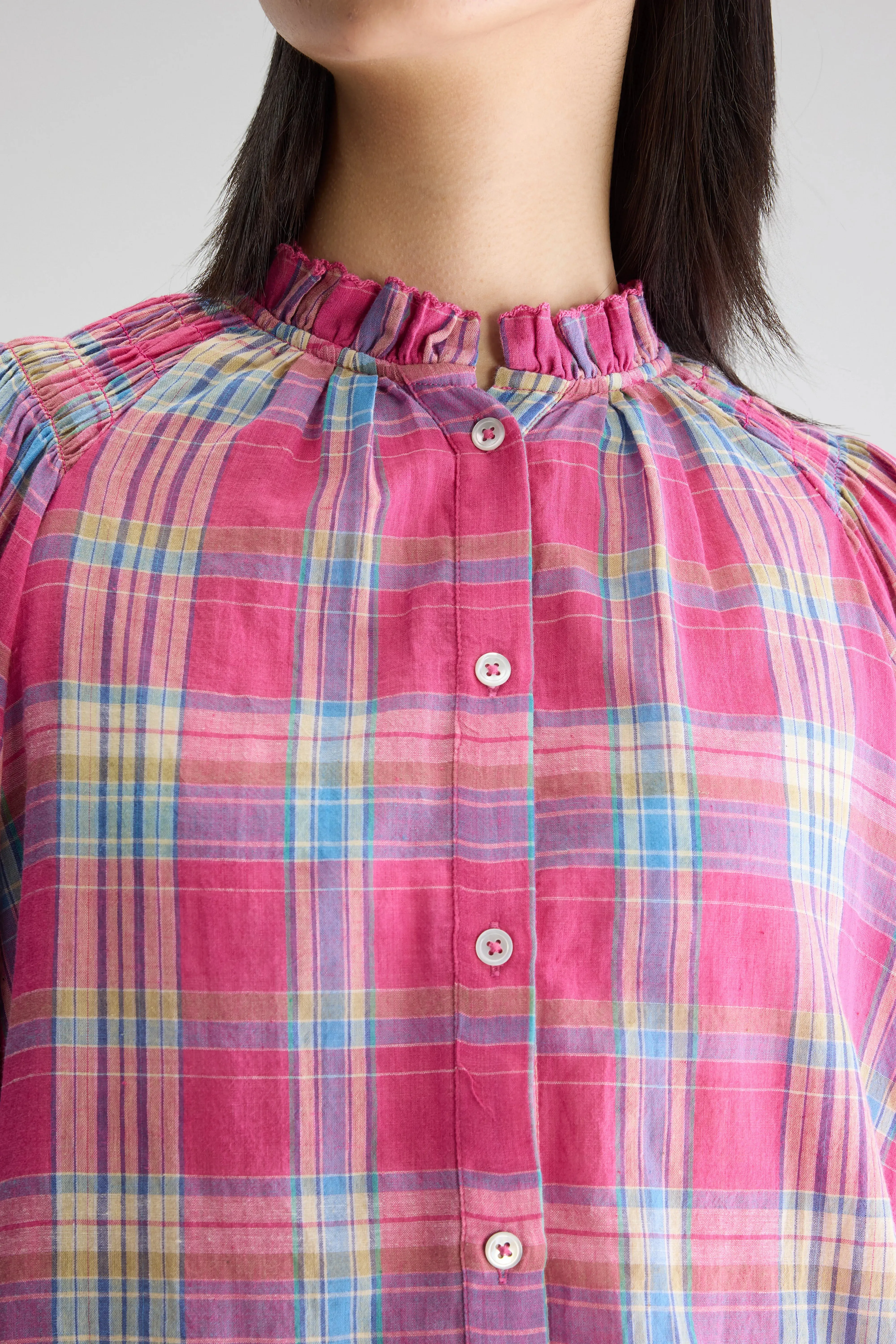 Cassis regular blouse (251 / W / CHECK A) sold by Bellrose product image thumbnail 5