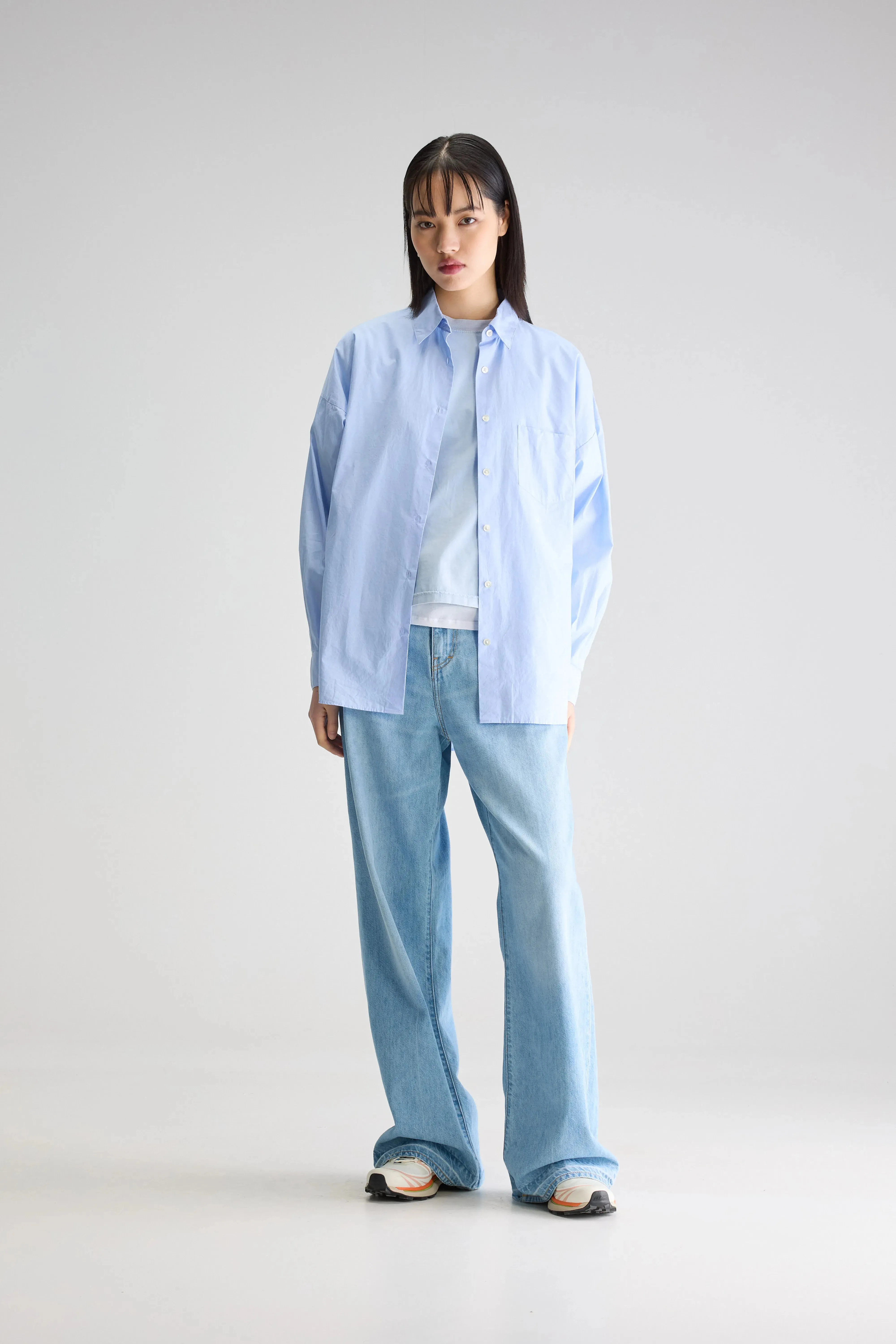 Giorgia poplin shirt (251 / W / STRIPE B) sold by Bellrose product image thumbnail 3