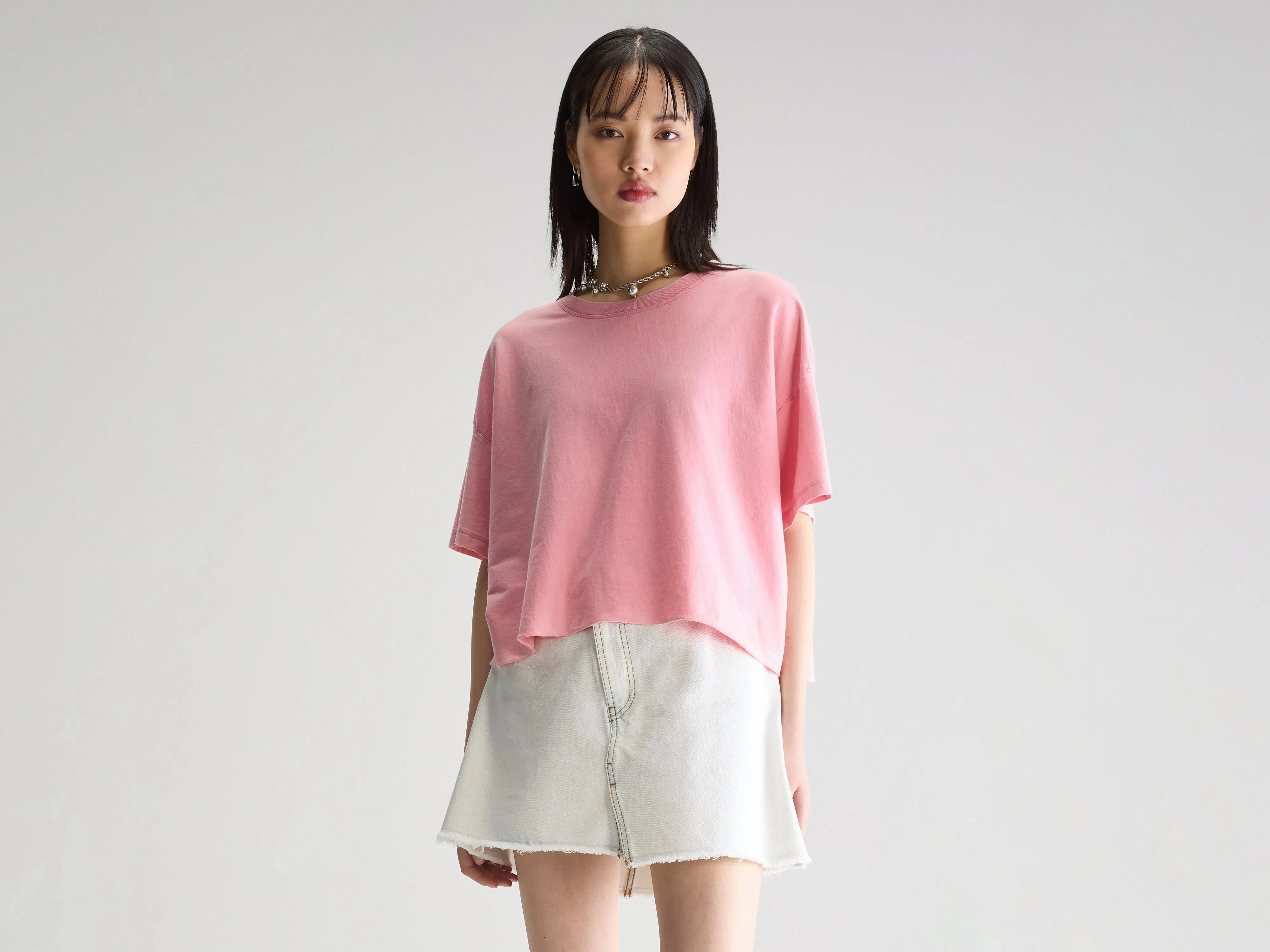 Farpy cropped t-shirt (251 / W / PINKLADY) sold by Bellrose
