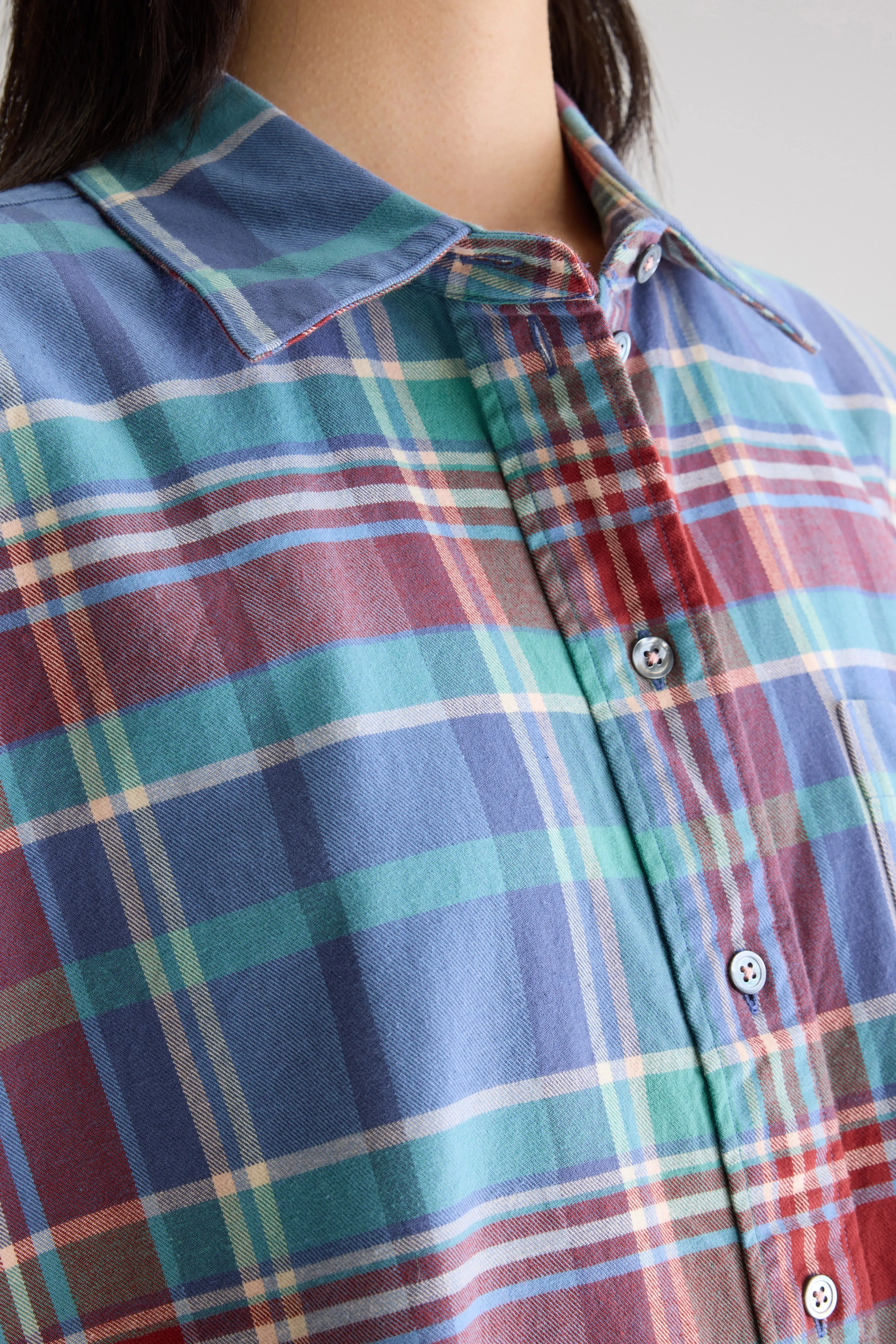 Gianna sleeveless shirt dress (251 / W / CHECK A) sold by Bellrose product image thumbnail 5