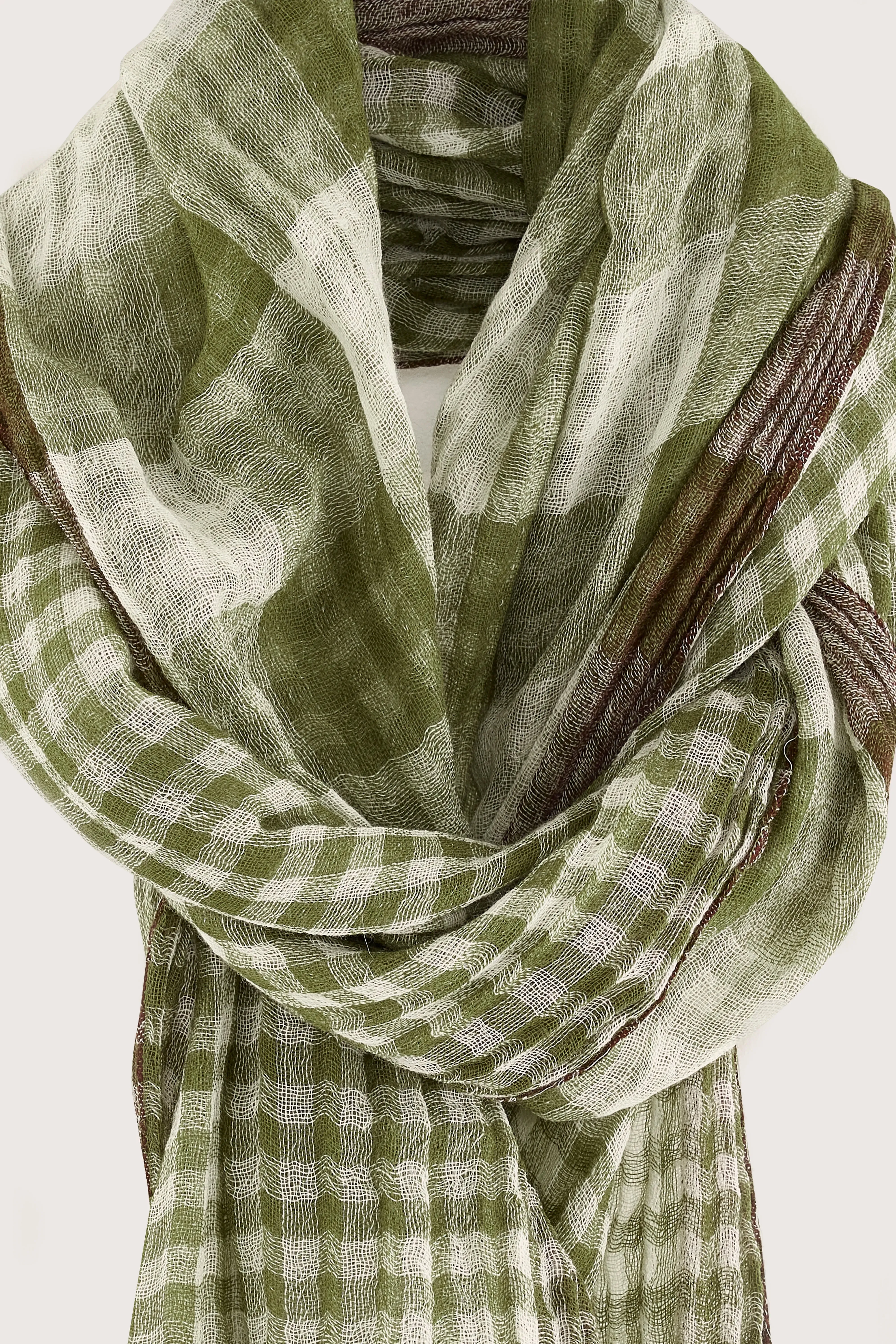 Servo wooven scarf (251 / W / CHECK B) sold by Bellrose product image thumbnail 5