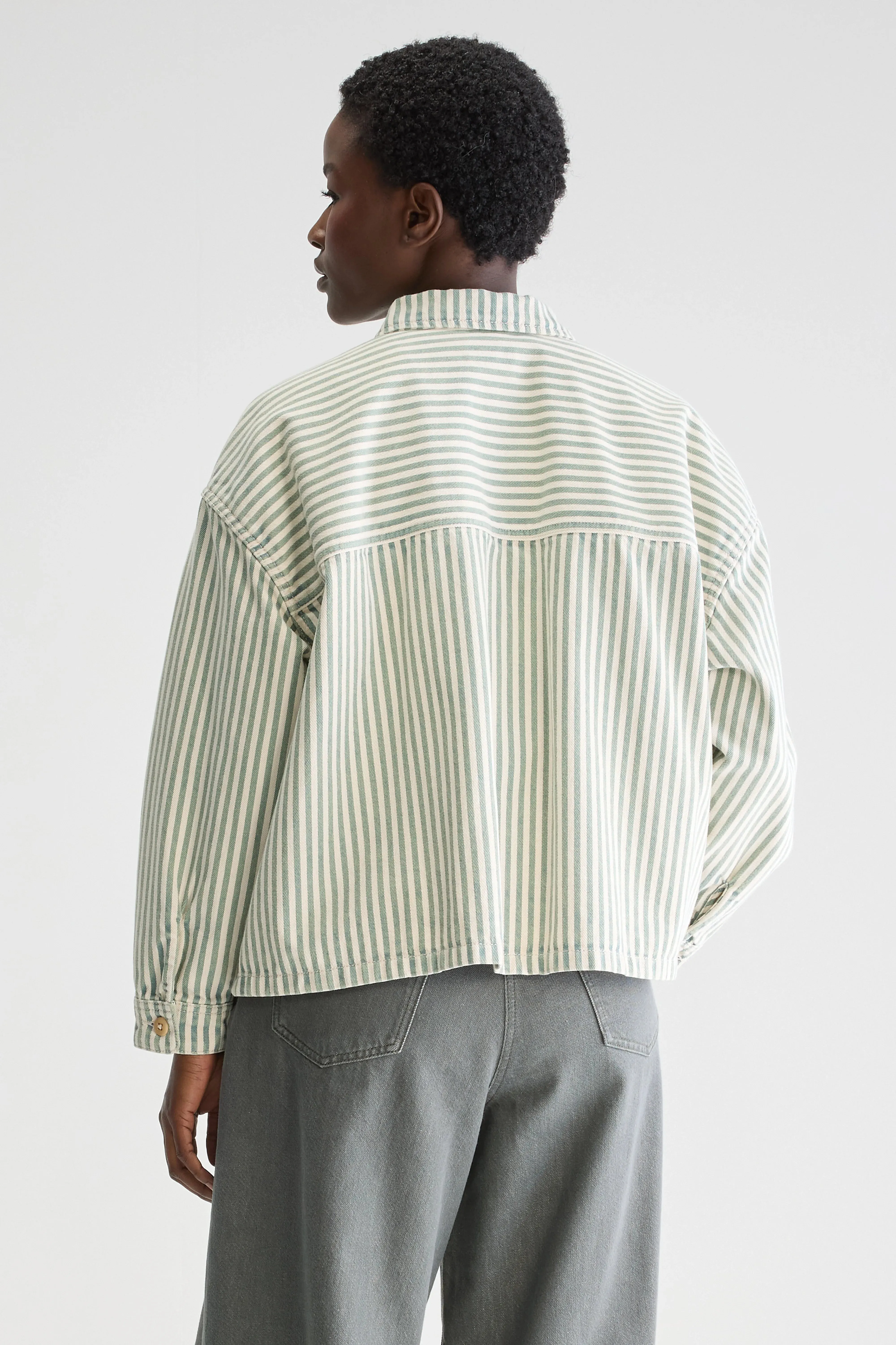 Parrish striped overshirt (251 / W / STRIPE A) sold by Bellrose product image thumbnail 4
