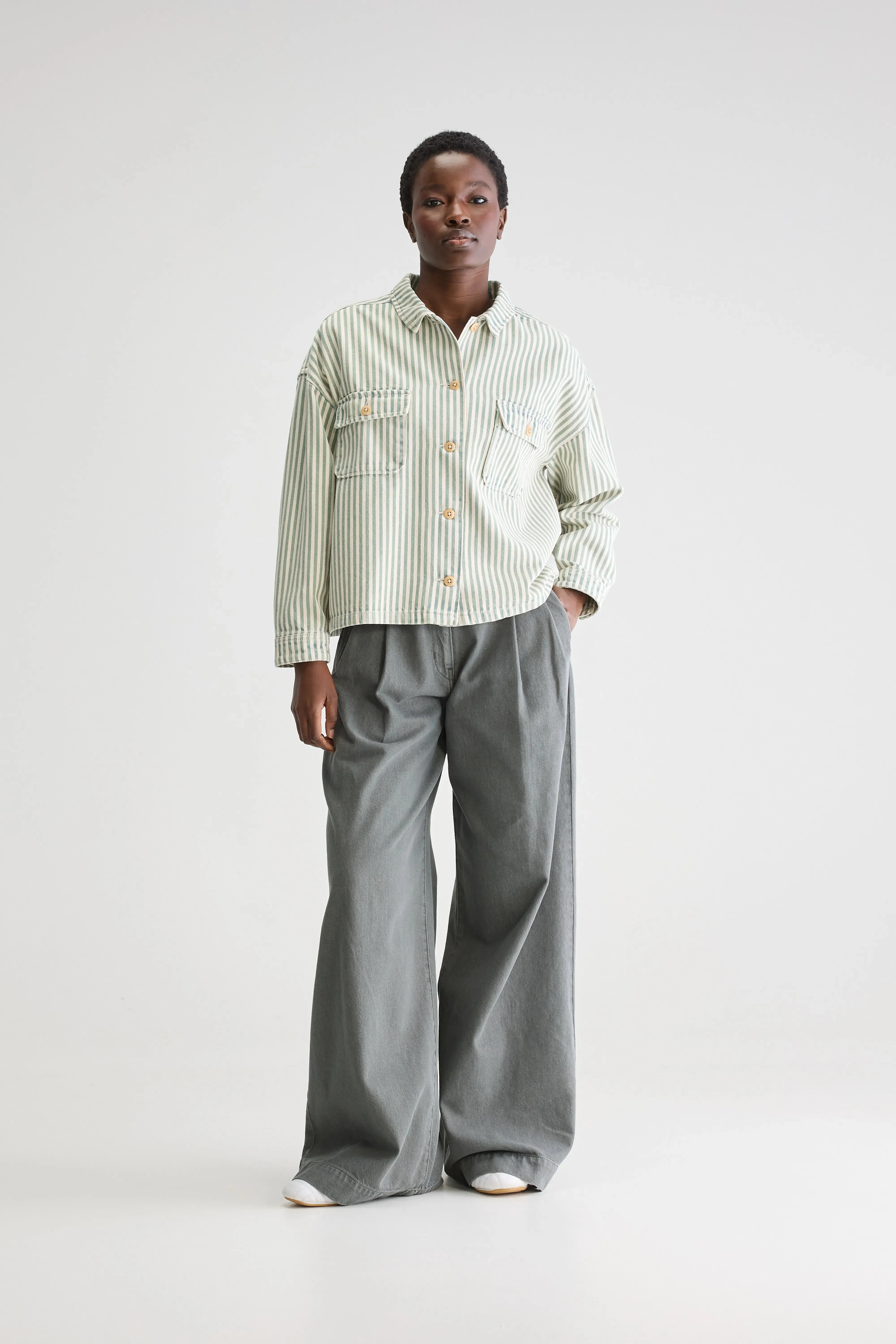 Parrish striped overshirt (251 / W / STRIPE A) sold by Bellrose product image thumbnail 3