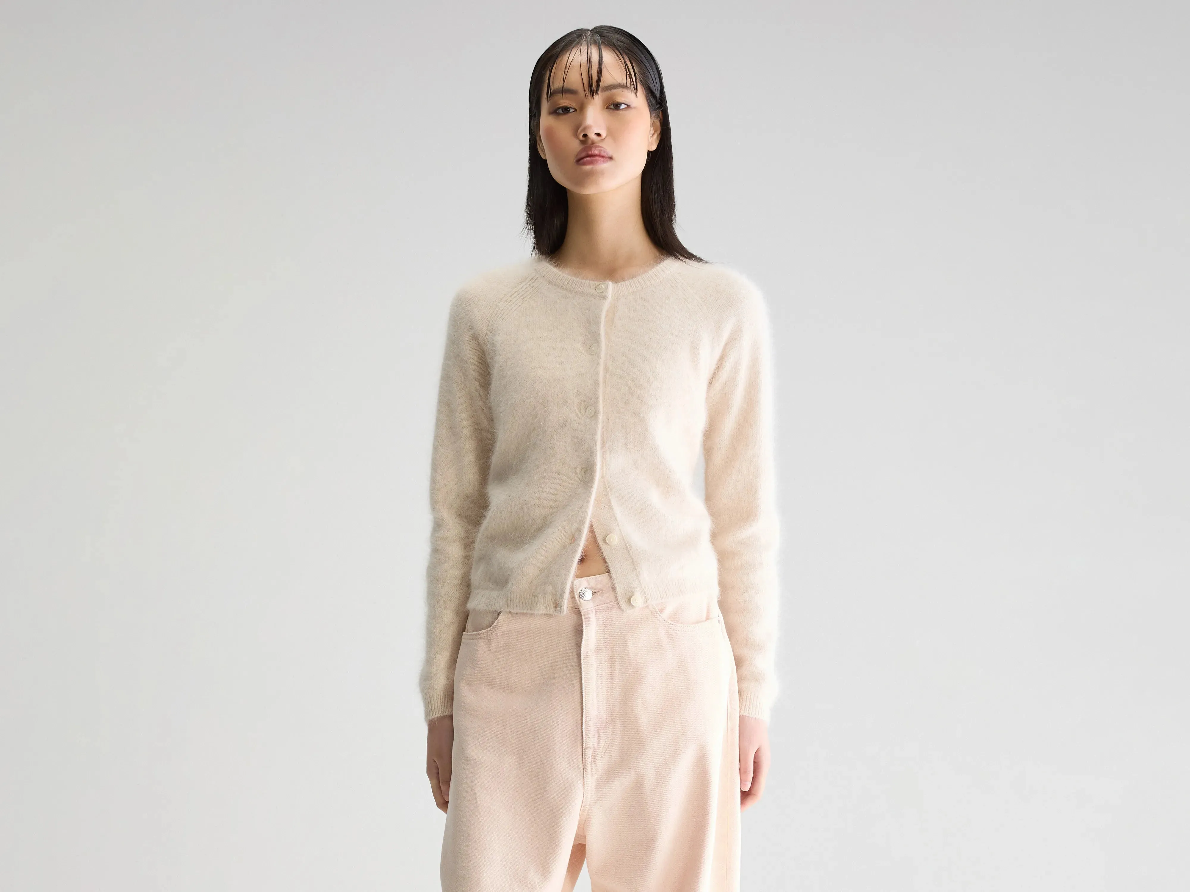 Datair angora-blend cardigan (252 / W / PARCHEMIN) sold by Bellrose