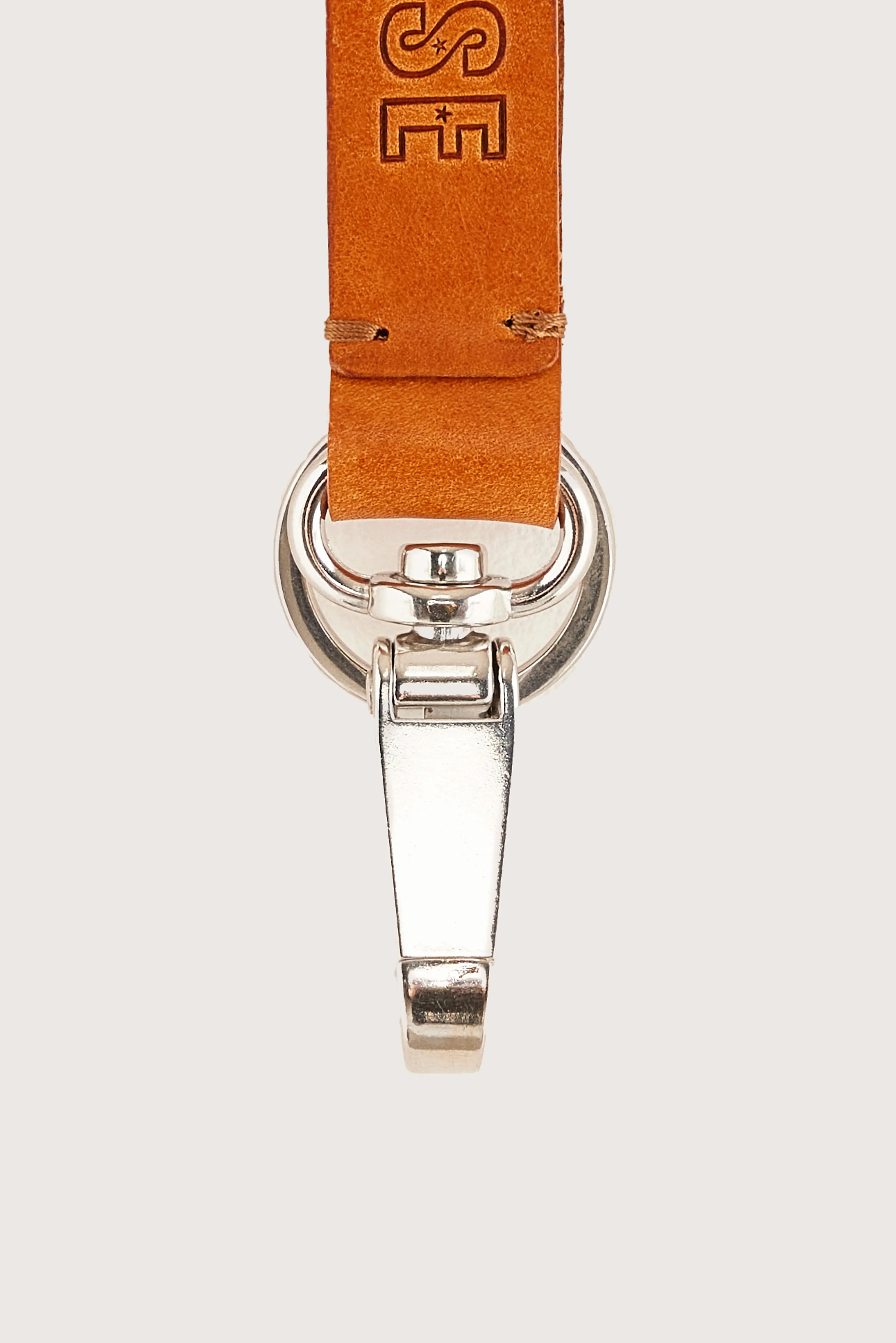 Saney leather keychain (251 / W / COGNAC) sold by Bellrose product image thumbnail 5