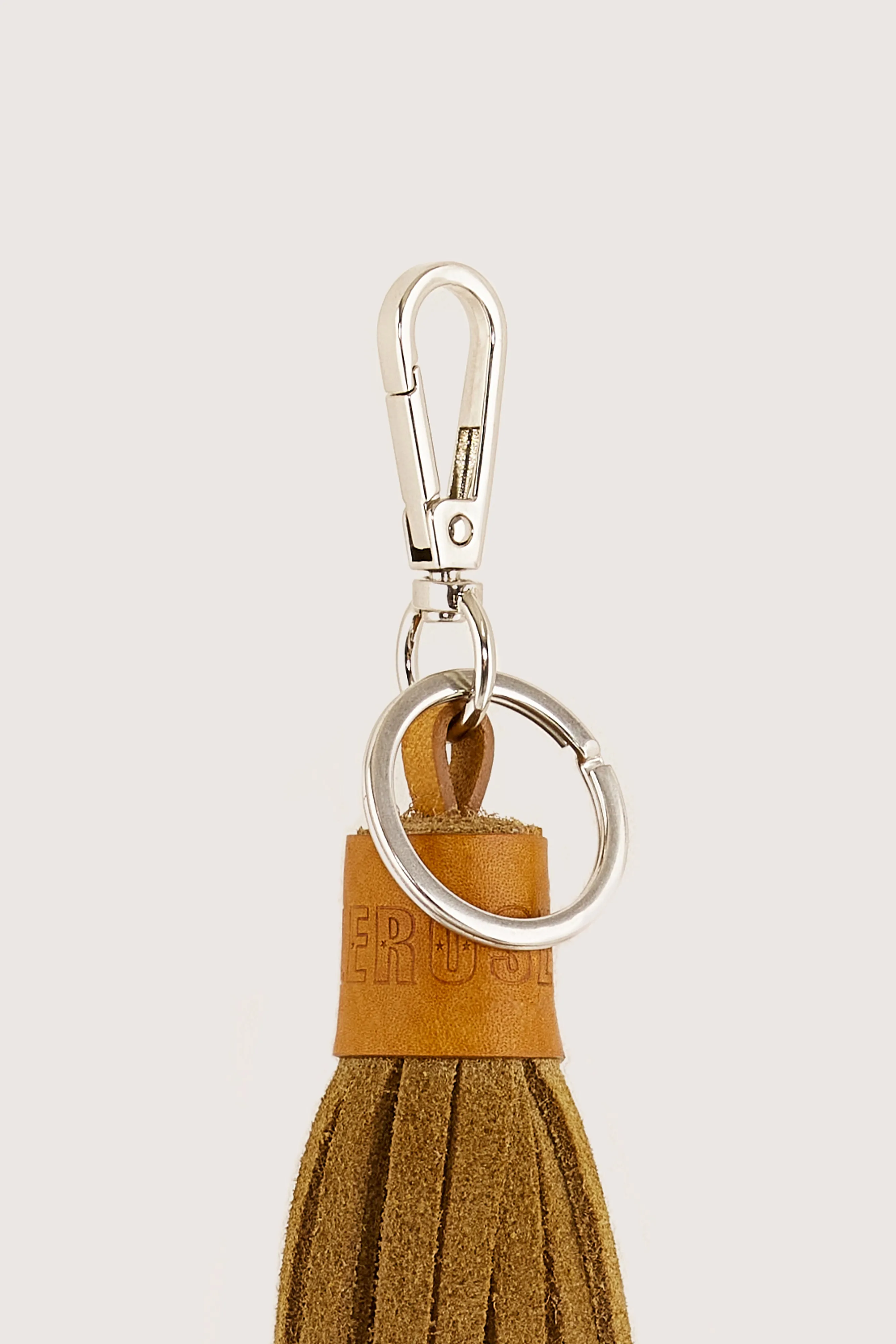 Scharm leather keychain (251 / W / CAMEL) sold by Bellrose product image thumbnail 3
