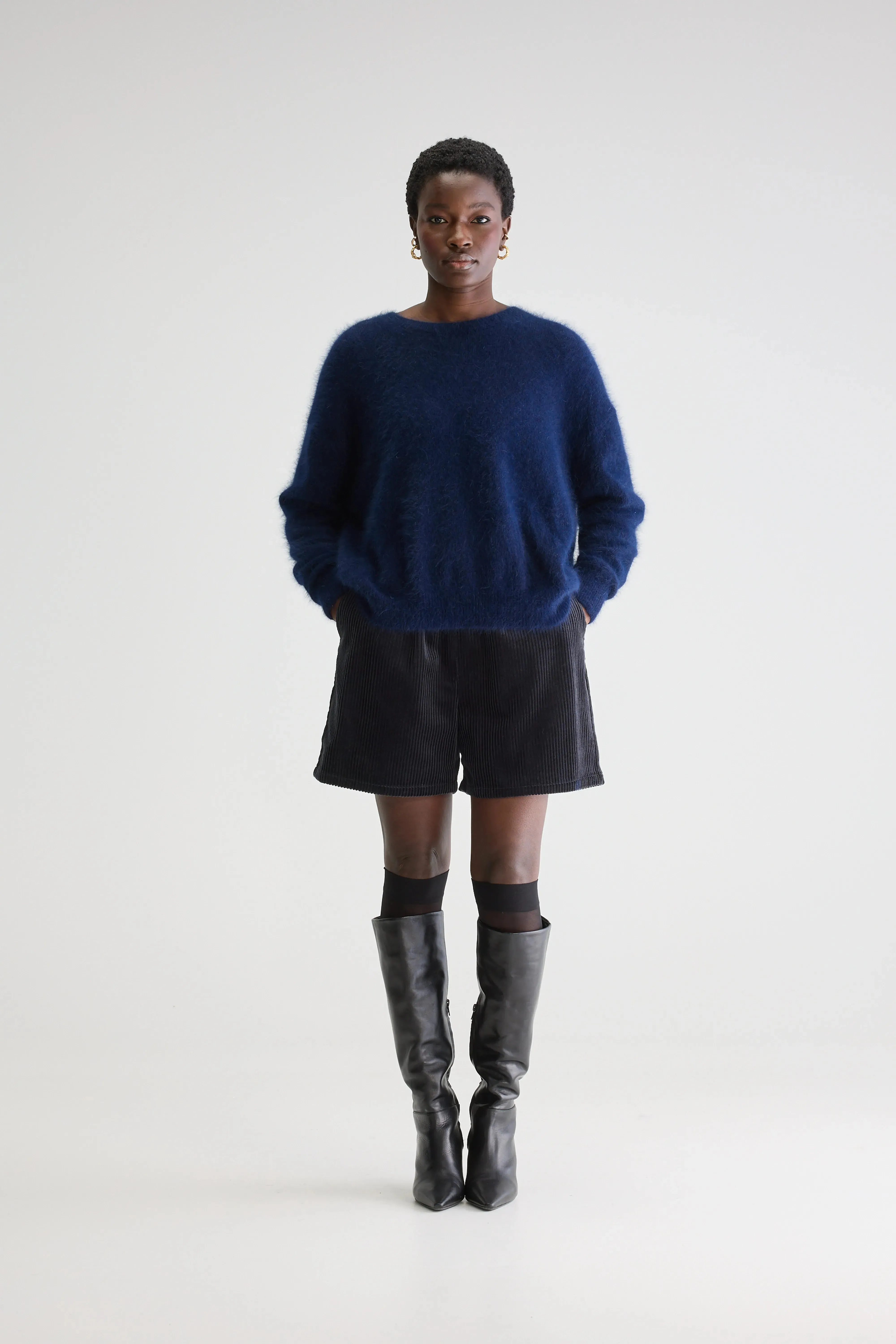 Datus angora-blend sweater (252 / W / NAVY) sold by Bellrose product image thumbnail 3