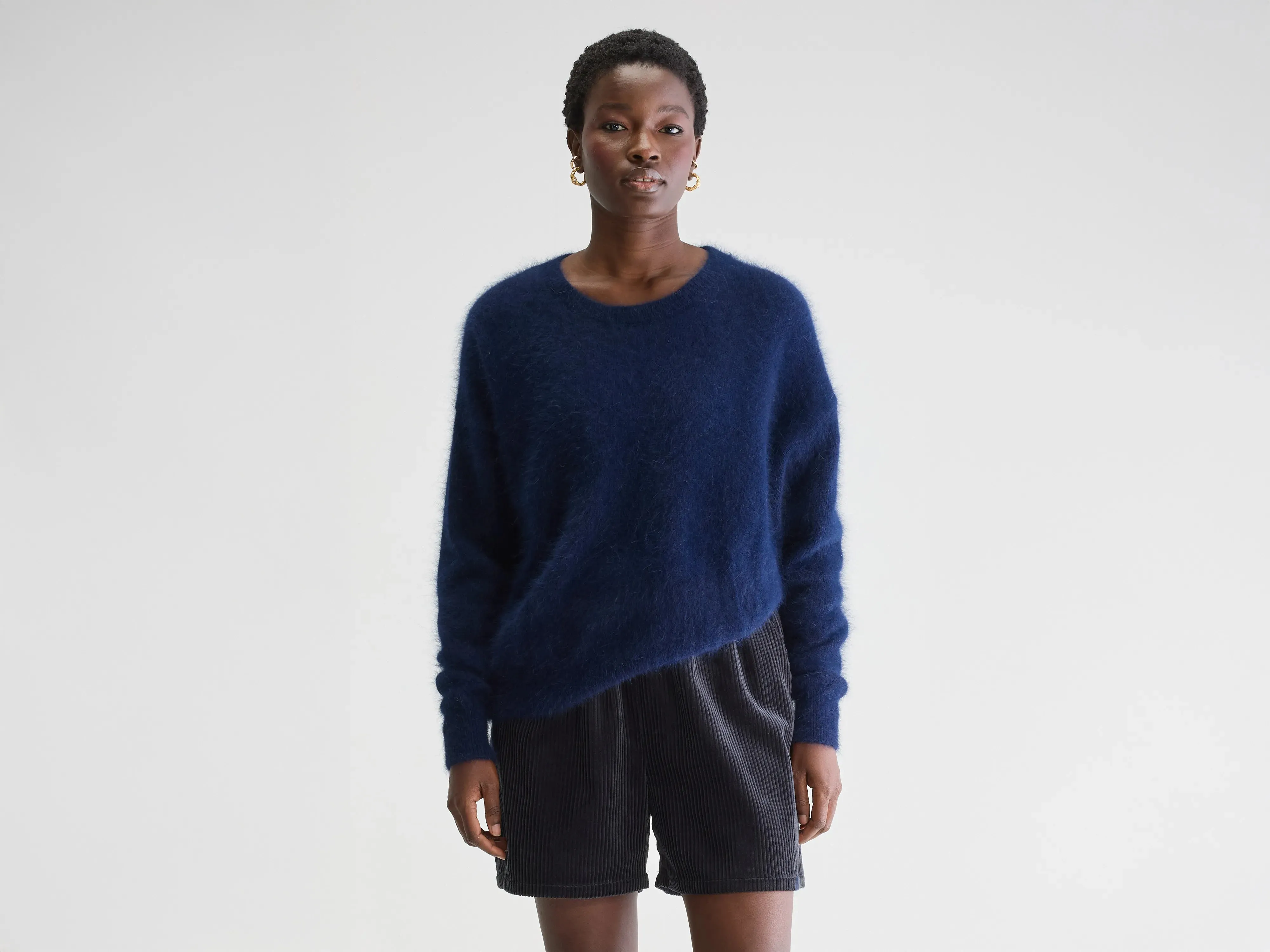 Datus angora-blend sweater (252 / W / NAVY) sold by Bellrose
