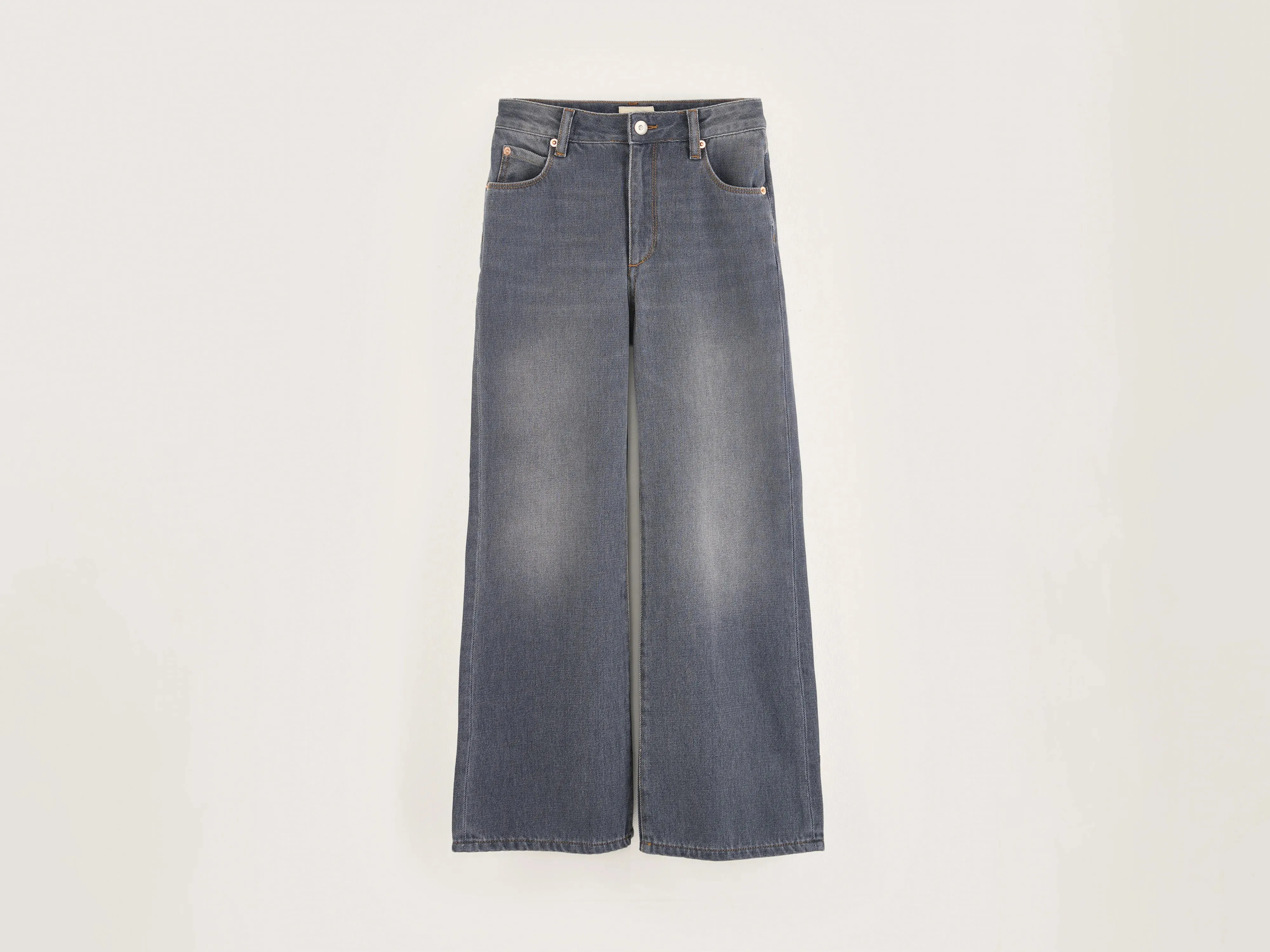 Popies flared jeans (242 / G / USED GREY) sold by Bellrose