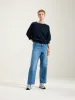 Anglet crew-neck sweater (242 / W / NAVY) sold by Bellrose