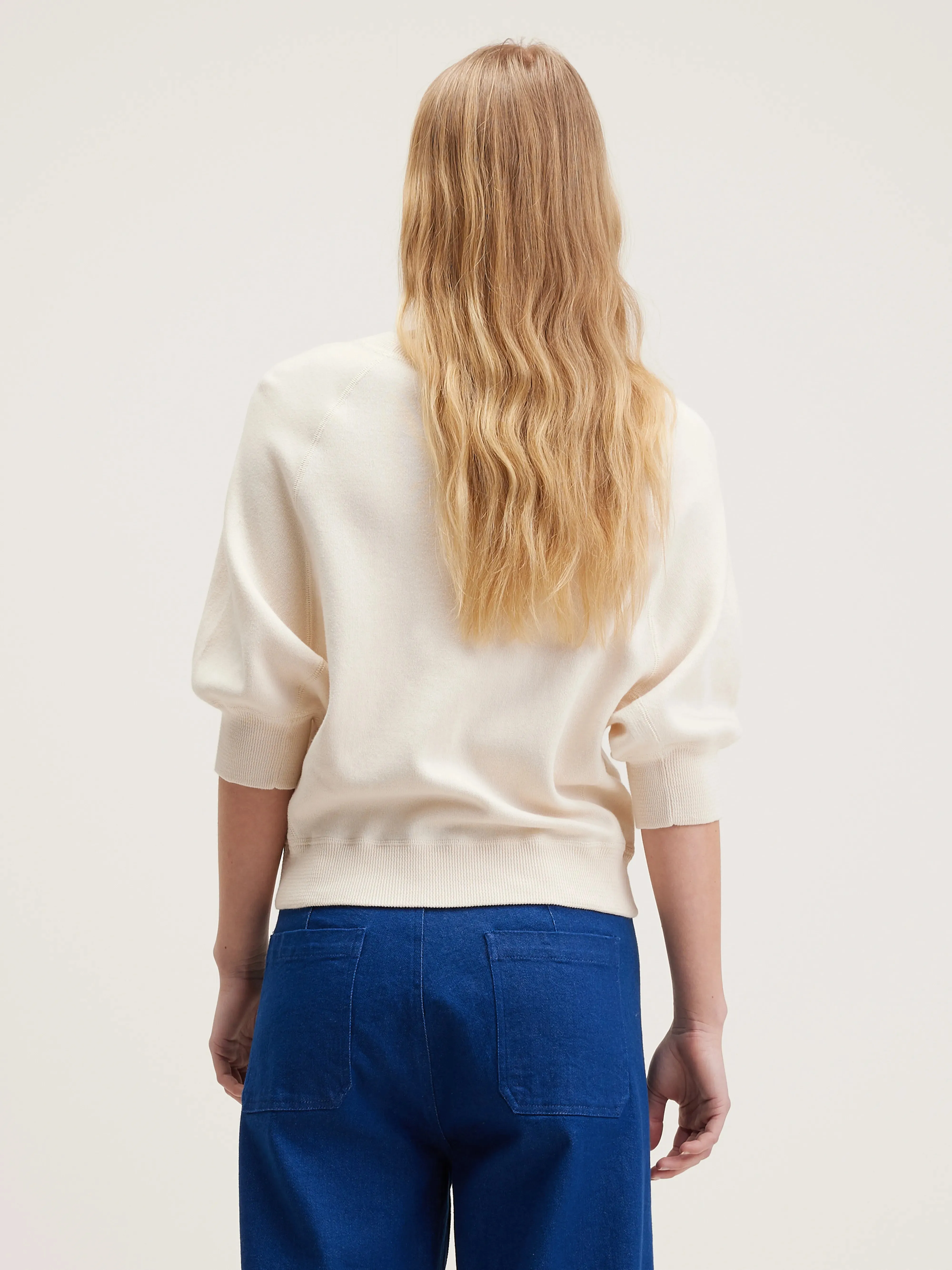 Anglet crew-neck sweater (242 / W / MILKY WAY) sold by Bellrose product image thumbnail 4